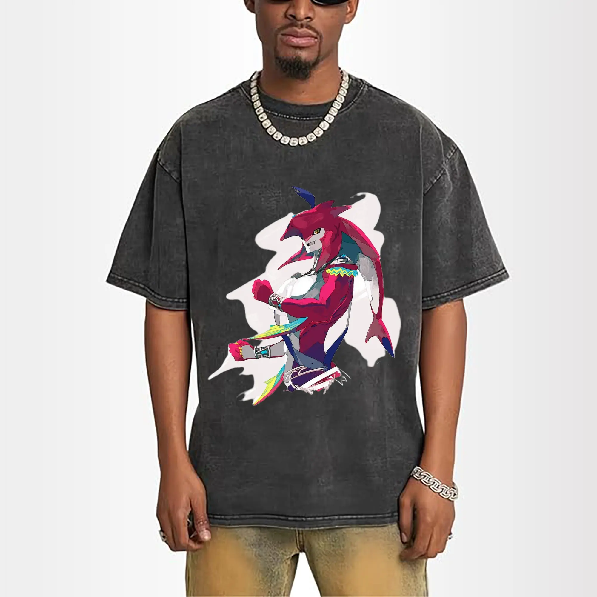 the legend of zelda Sidon t-shirt