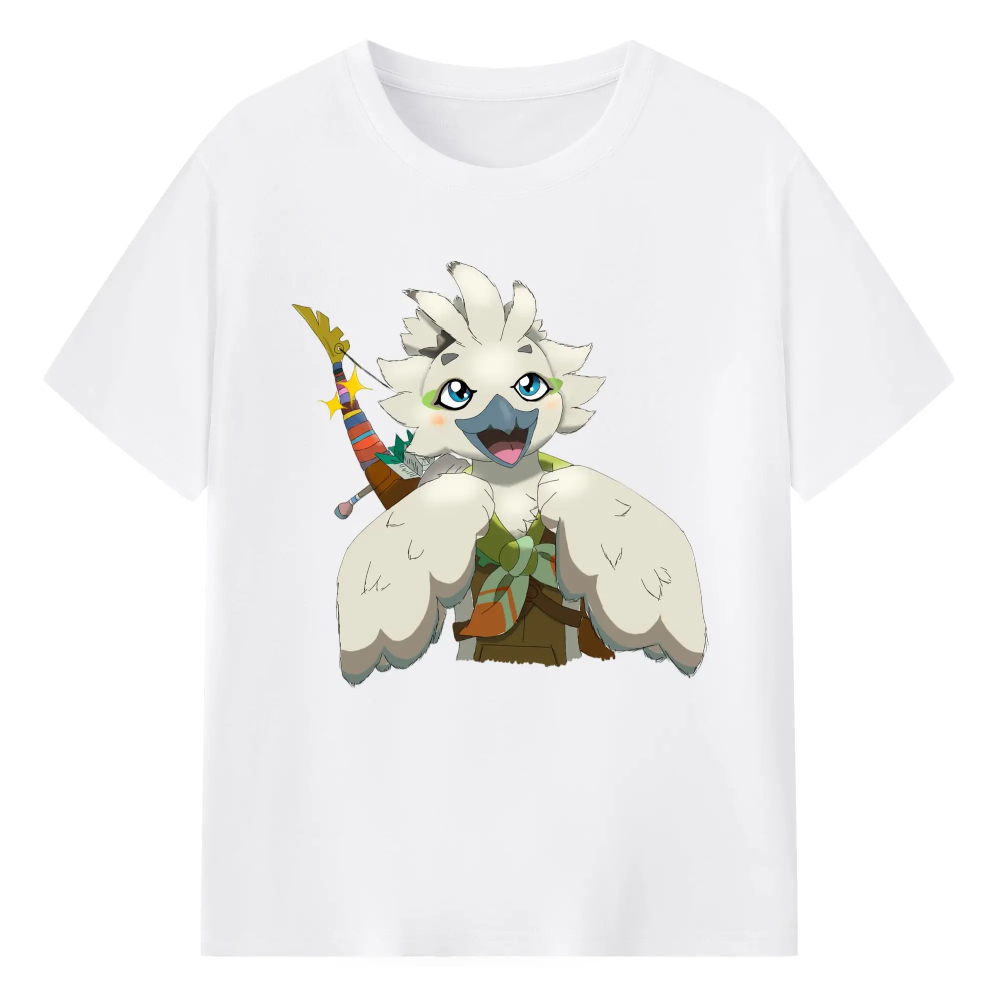 Youth the legend of zelda Tulin collage graphic tee - 180g Cotton T-Shirt With Front Heat Transfer Print – Soft, Lightweight, Fitted Design – Comfortable Casual Wear For Sports & Everyday Use