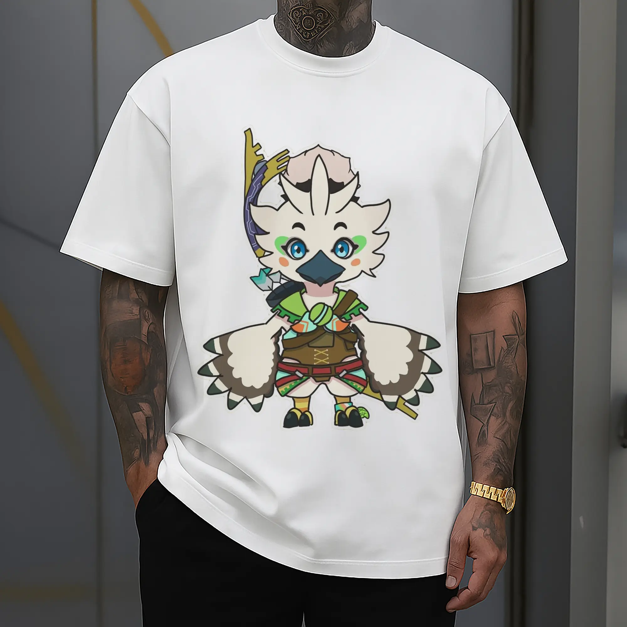 men's the legend of zelda Tulin cartoon graphic tee