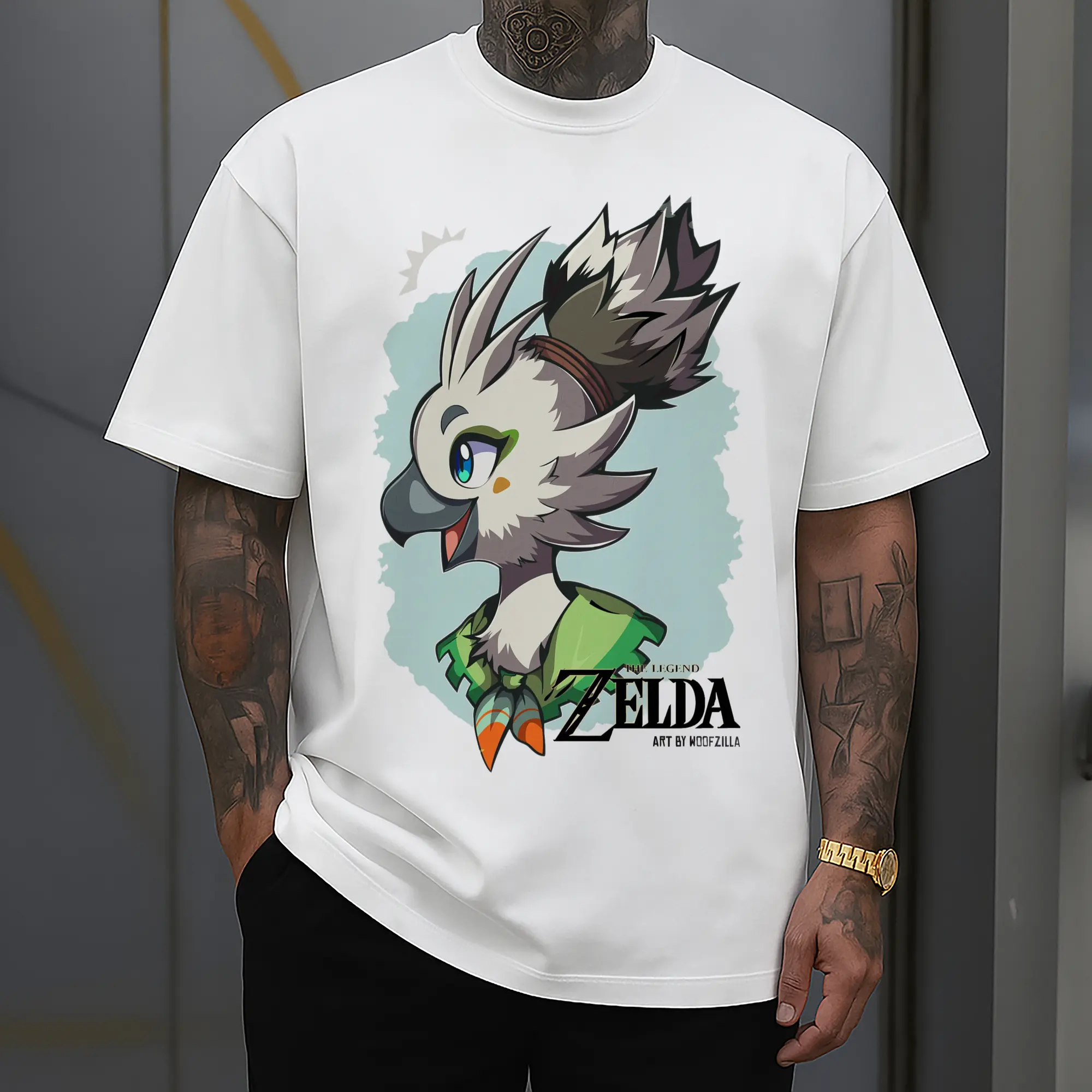 men's the legend of zelda Tulin classic graphic tee
