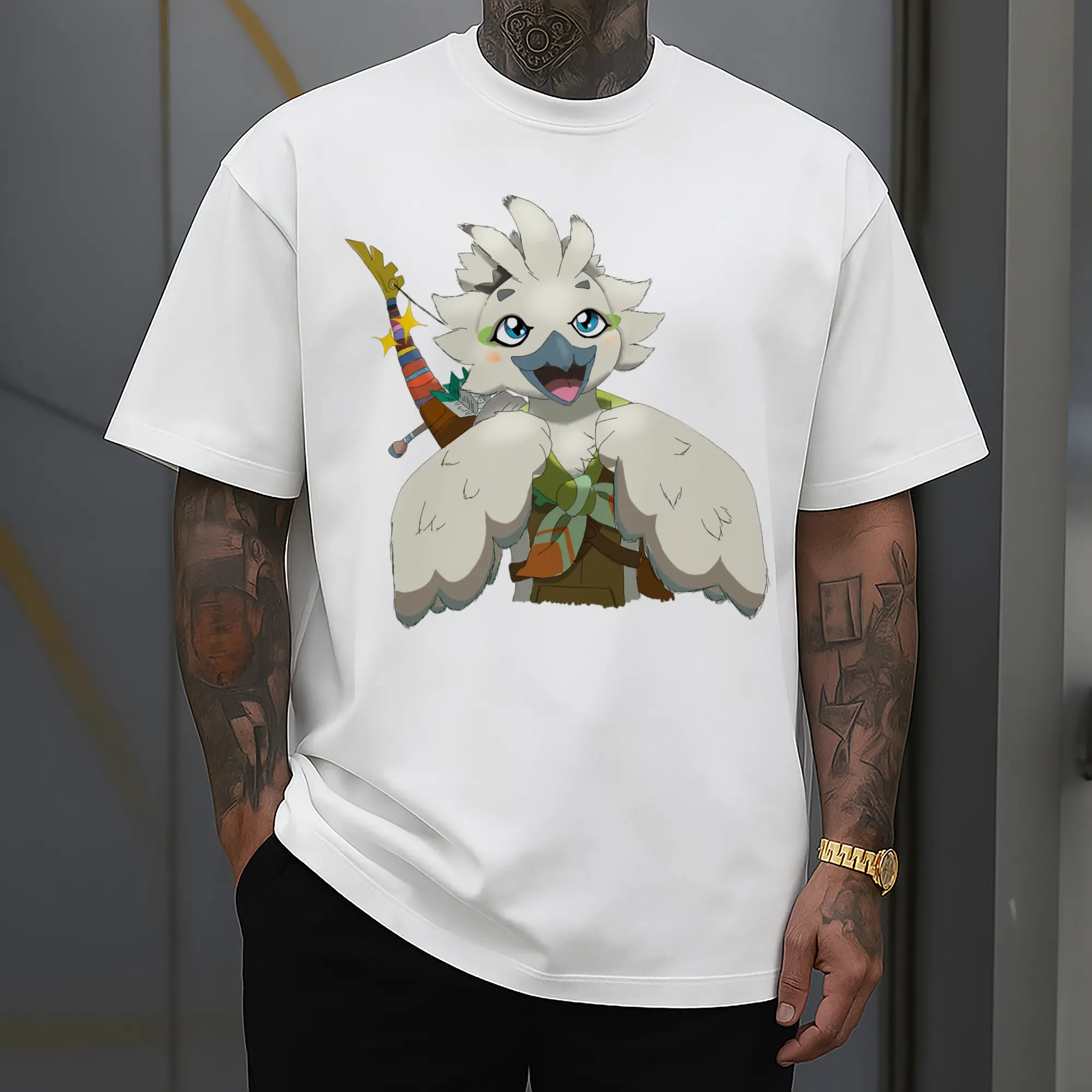 youth the legend of zelda Tulin collage graphic tee