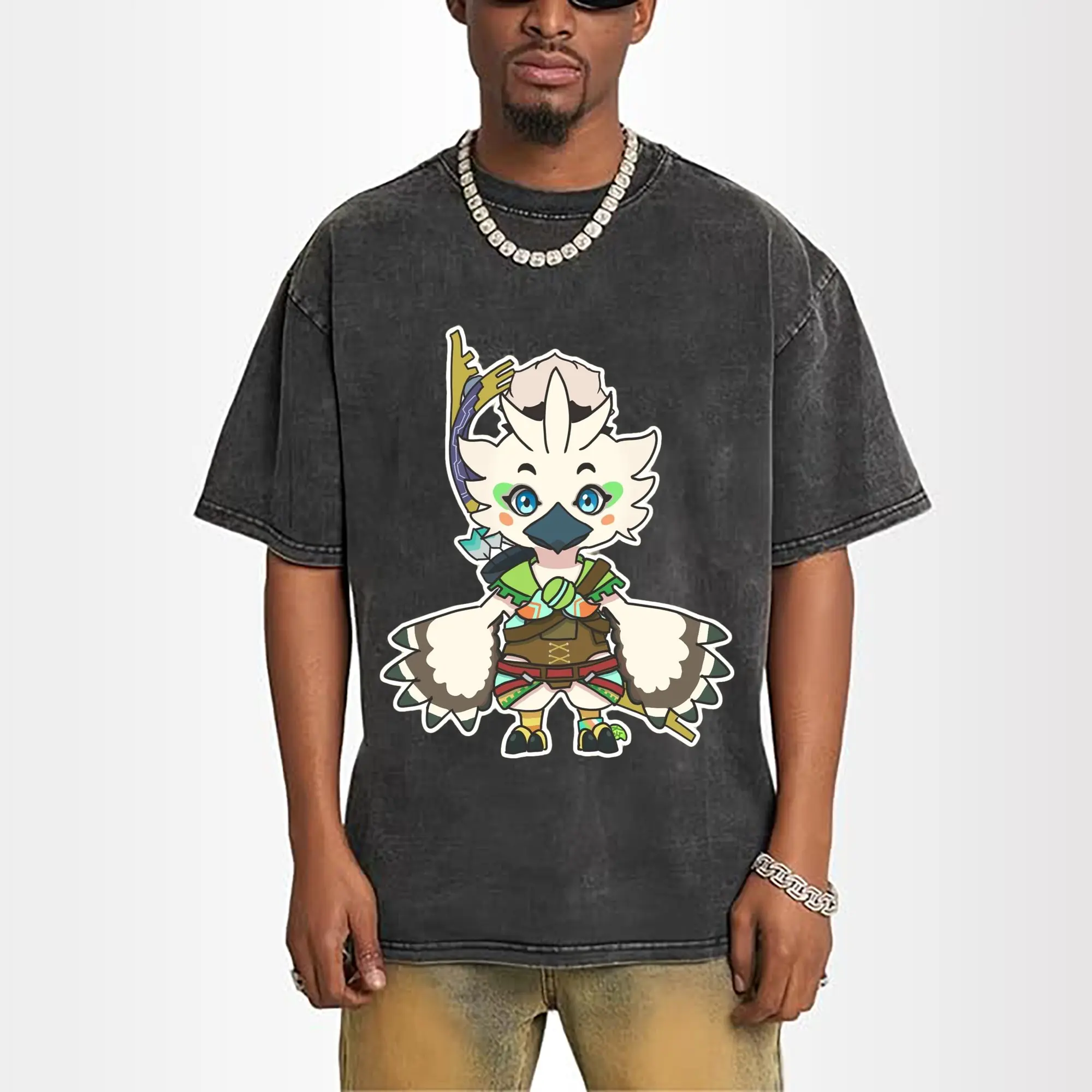 men's the legend of zelda Tulin cartoon graphic tee