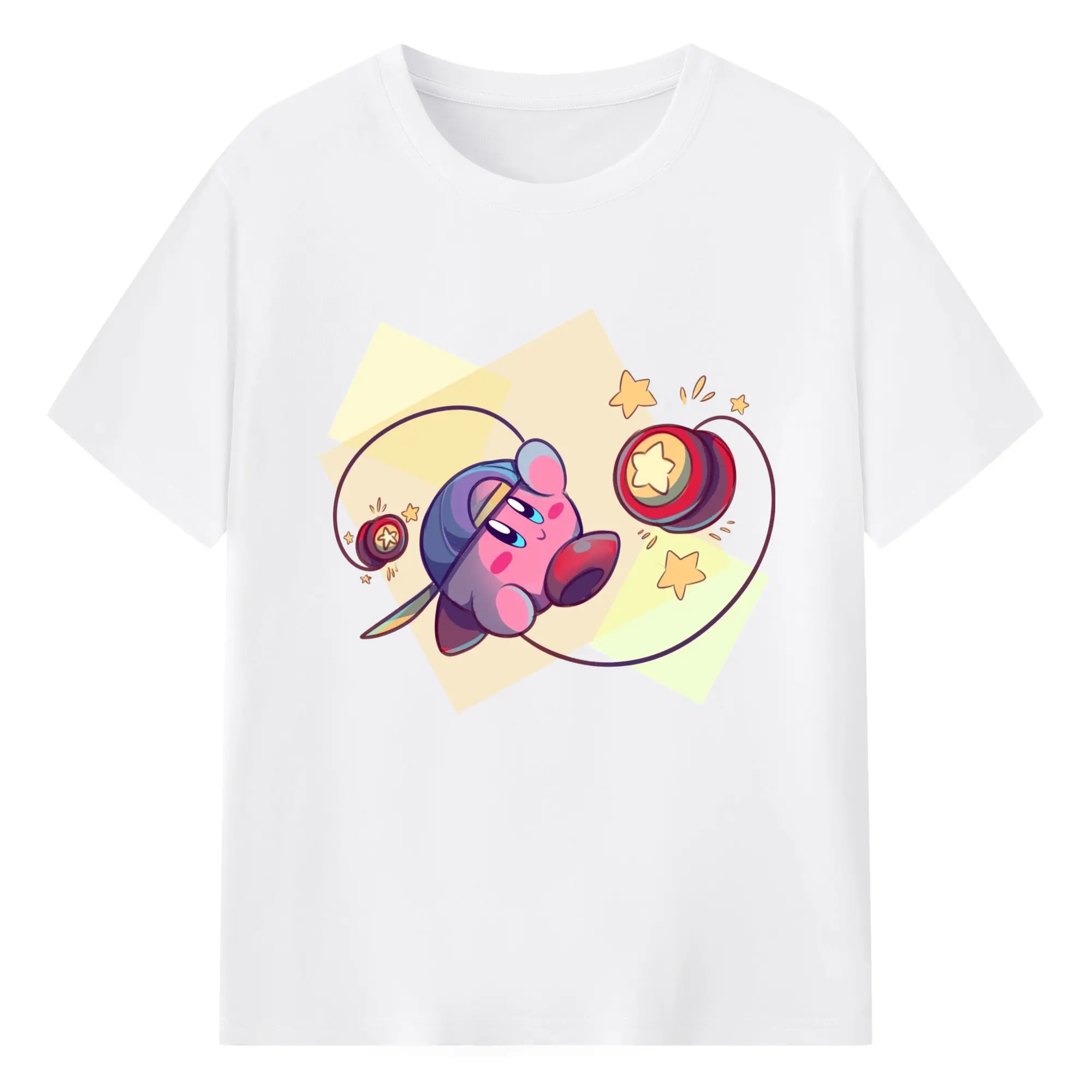 Youth Kirby tee - 180g Cotton T-Shirt With Front Heat Transfer Print – Soft, Lightweight, Fitted Design – Comfortable Casual Wear For Sports & Everyday Use