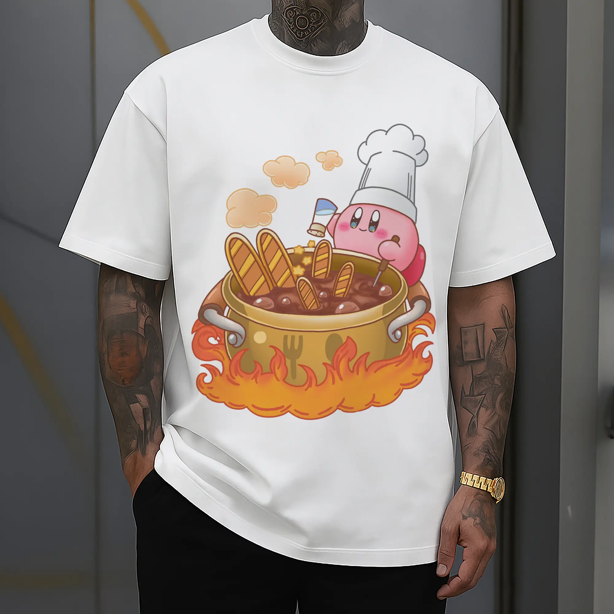 nintendo chef kirby t shirt​