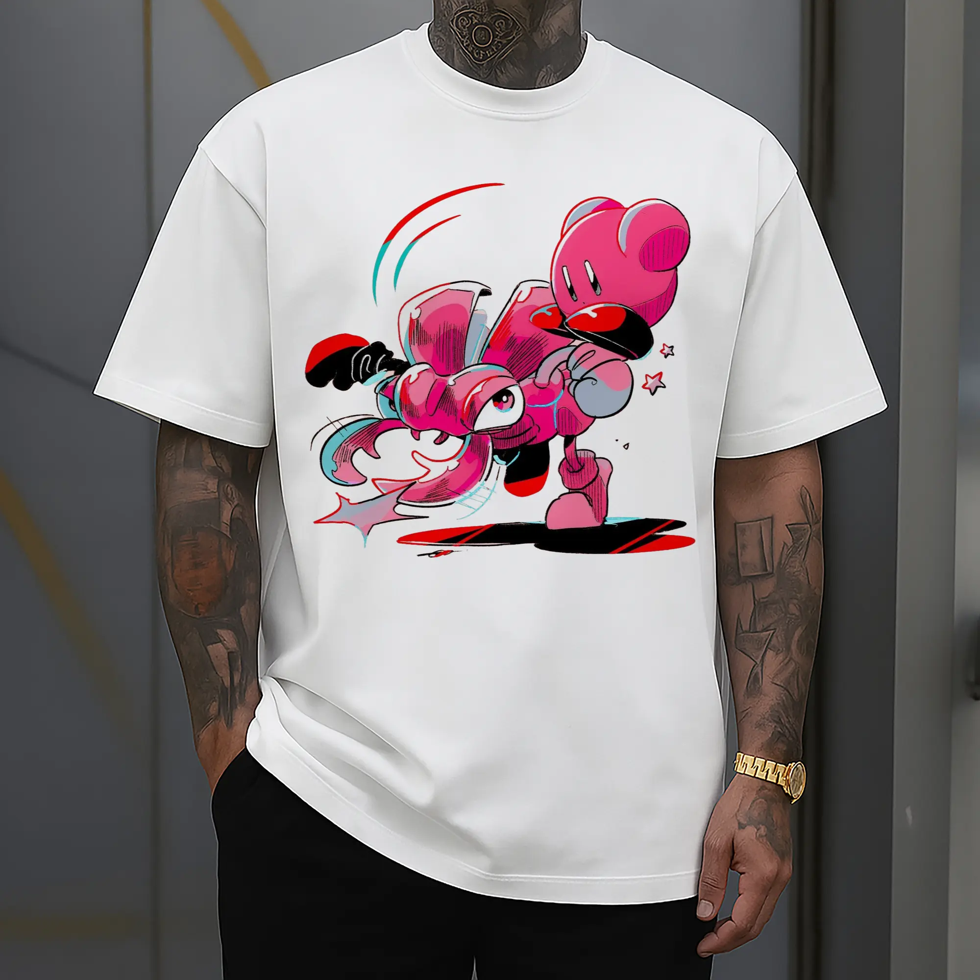 nintendo kirby graphic tee