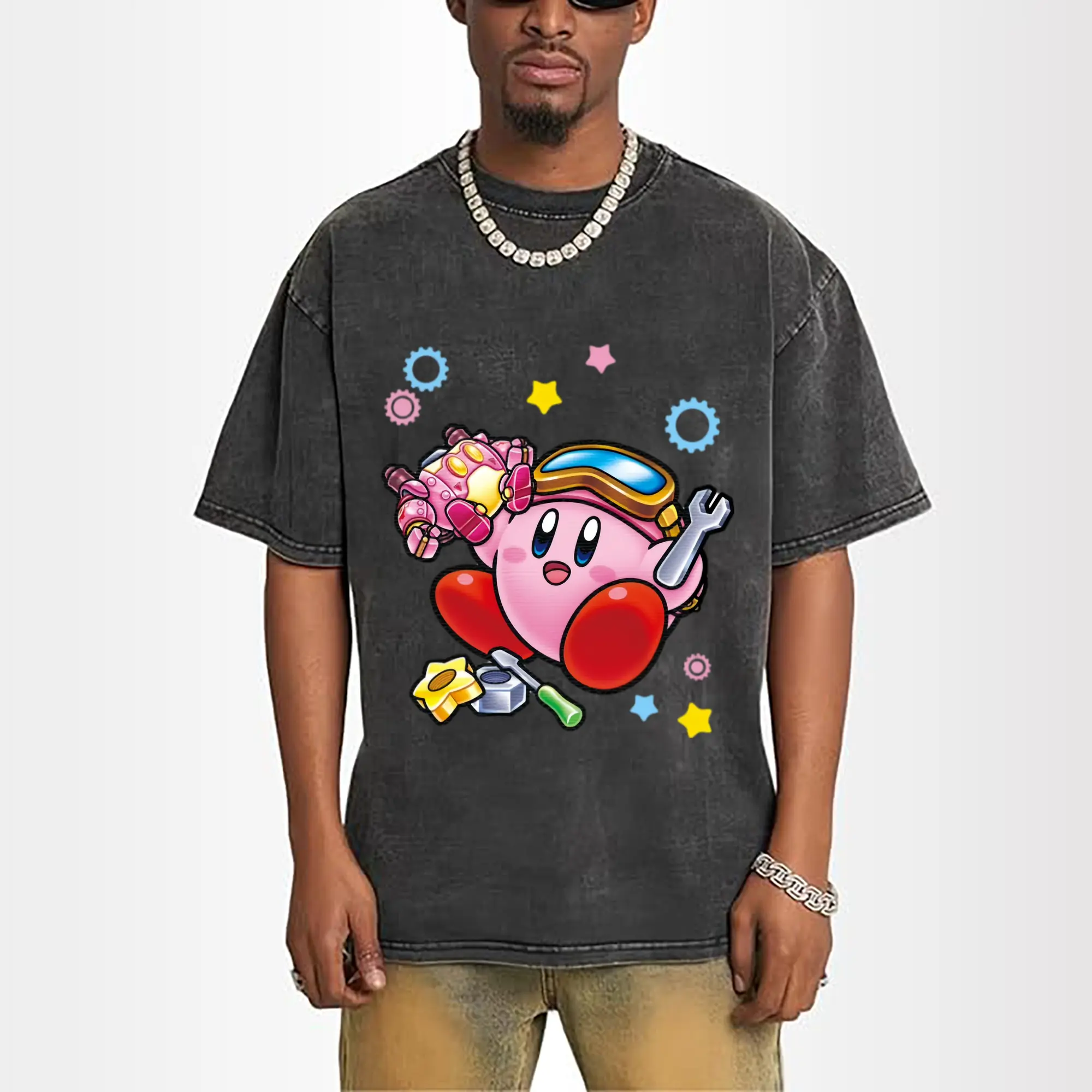 Kirby collage graphic t-shirt