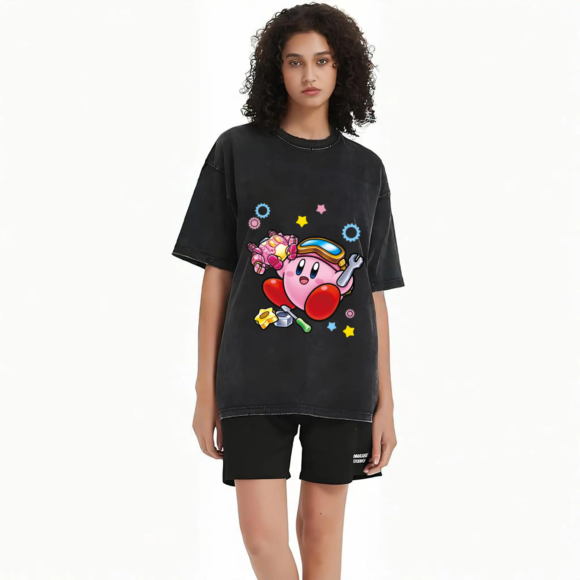 Kirby collage graphic t-shirt