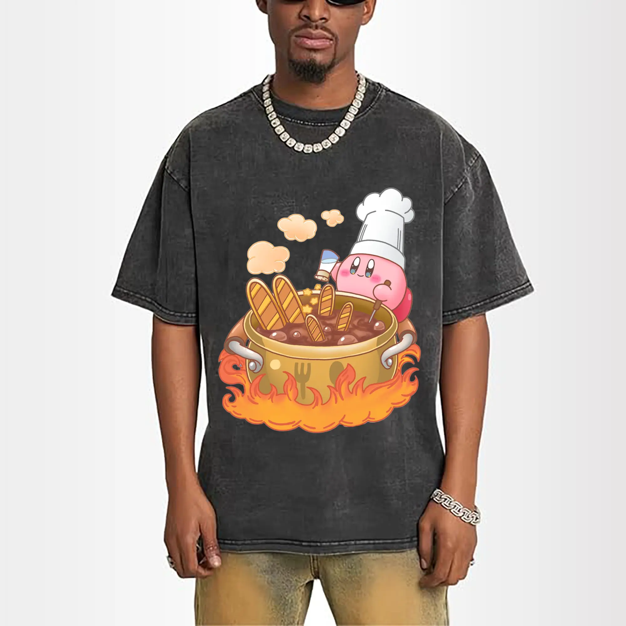 nintendo chef kirby t shirt​
