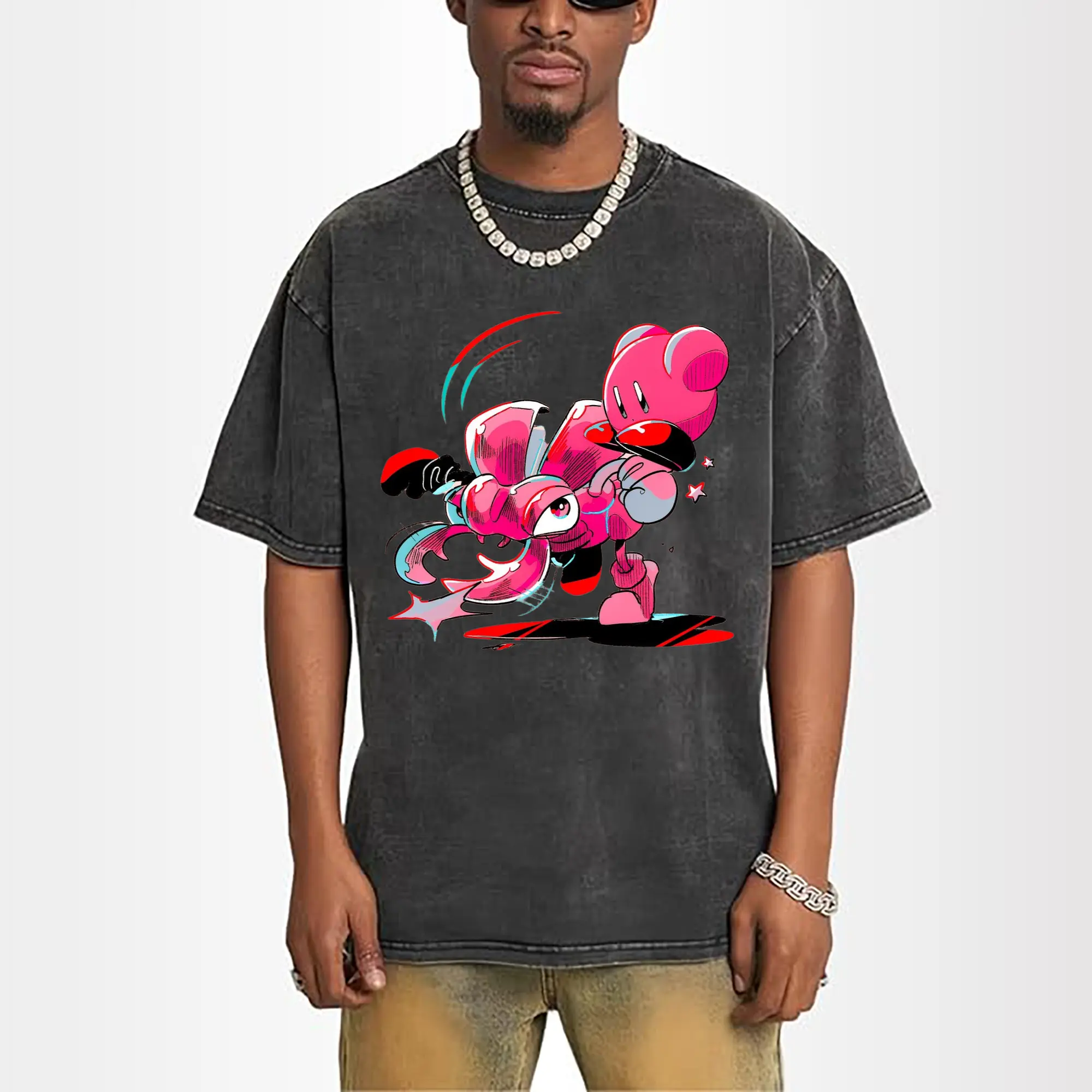 nintendo kirby graphic tee