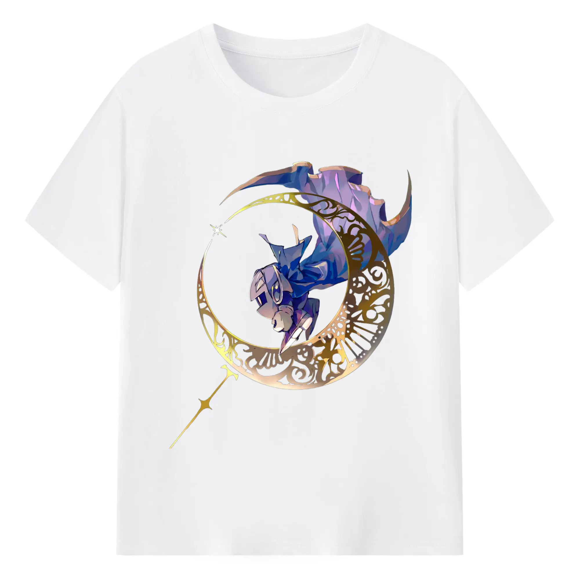 Men's Meta Knight t shirt - 180g Cotton T-Shirt With Front Heat Transfer Print – Soft, Lightweight, Fitted Design – Comfortable Casual Wear For Sports & Everyday Use