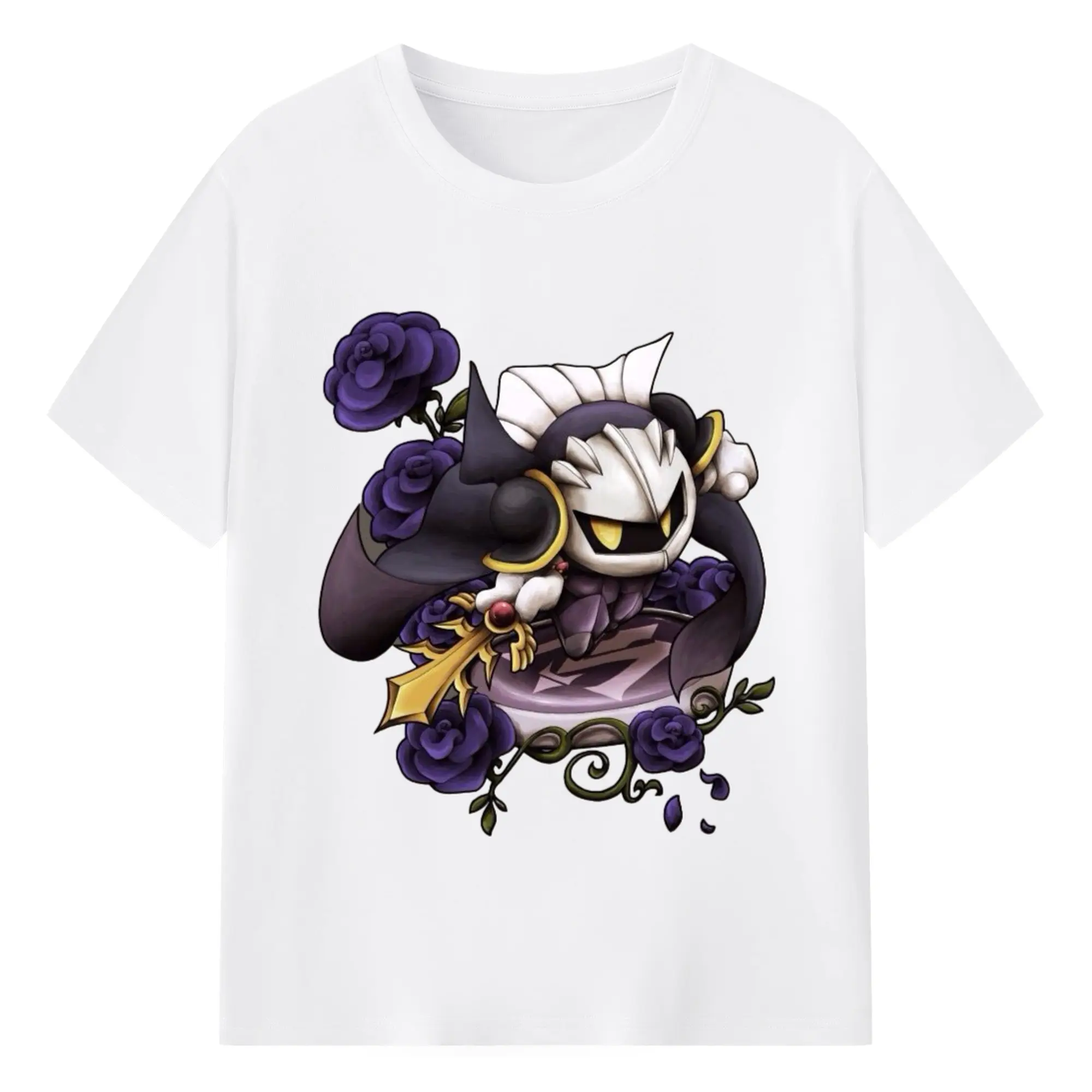 Meta Knight classic tee - 180g Cotton T-Shirt With Front Heat Transfer Print – Soft, Lightweight, Fitted Design – Comfortable Casual Wear For Sports & Everyday Use