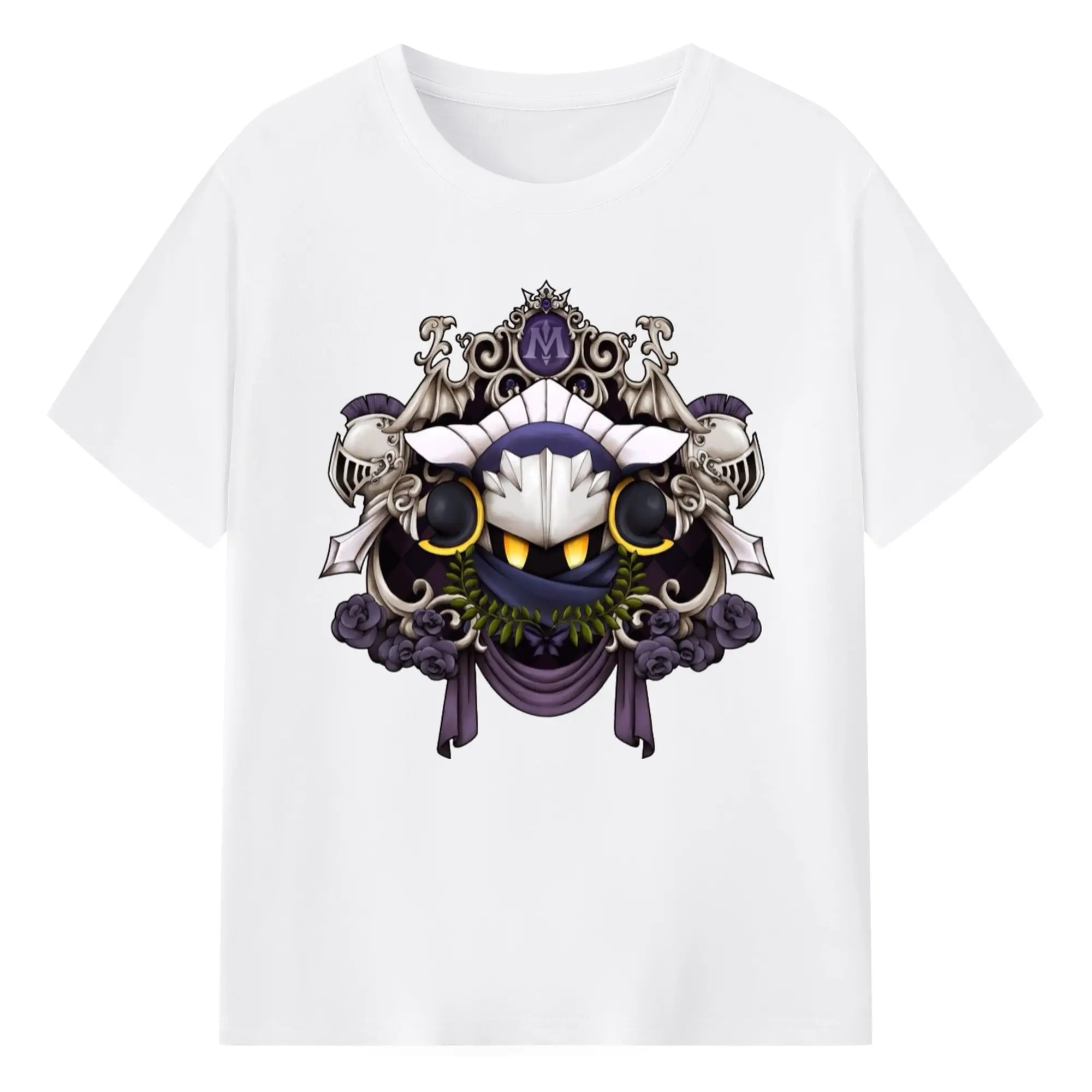 Meta Knight classic t-shirt - 180g Cotton T-Shirt With Front Heat Transfer Print – Soft, Lightweight, Fitted Design – Comfortable Casual Wear For Sports & Everyday Use