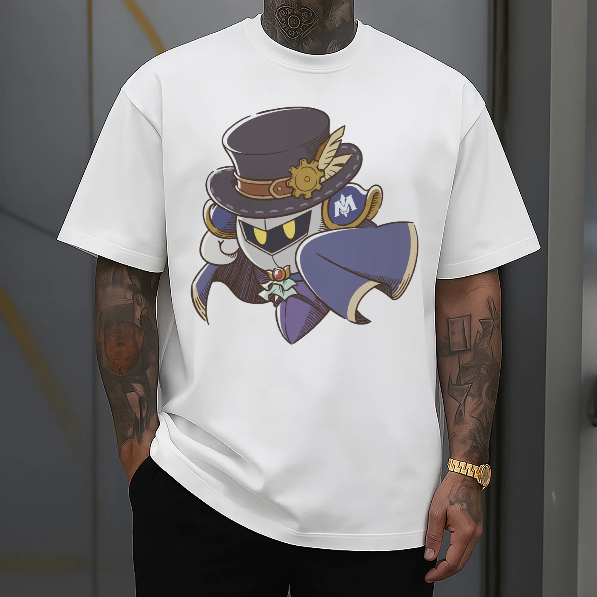 men's Meta Knight graphic t shirt
