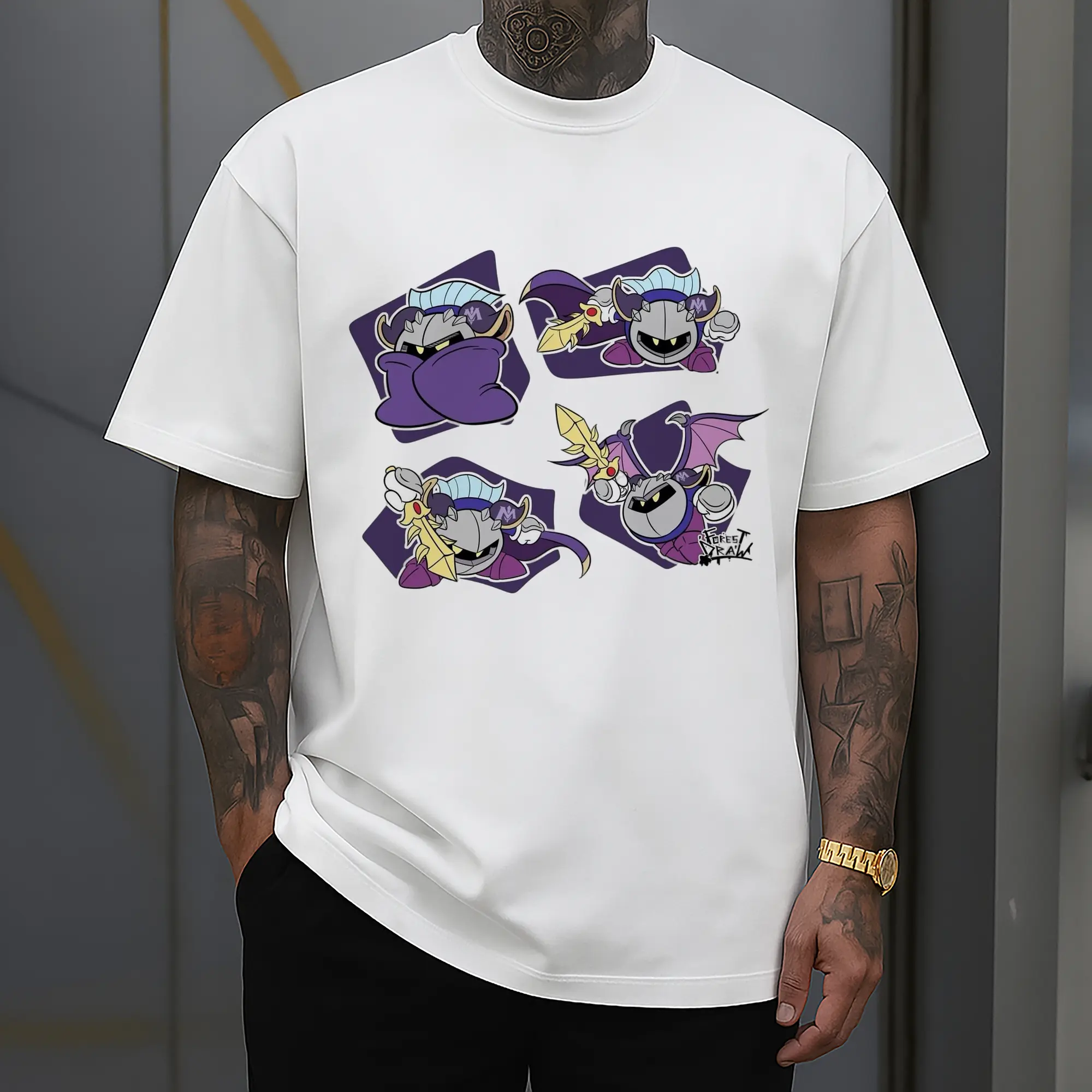 Meta Knight collage shirt