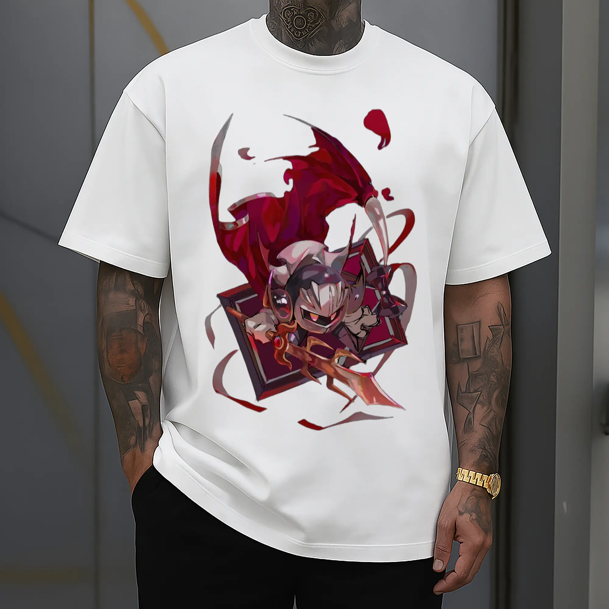 youth Meta Knight art tee