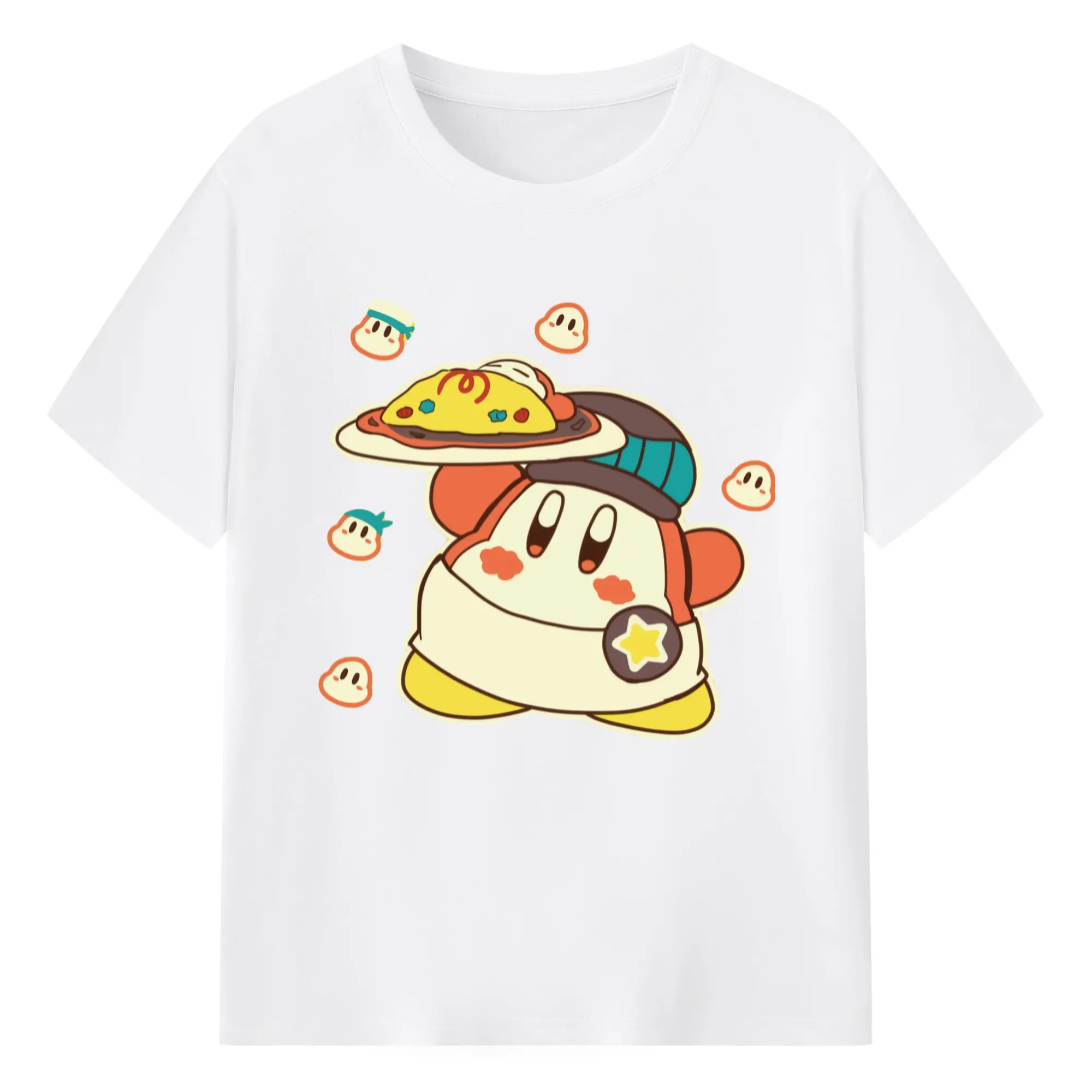 Waddle Dee collage tee - 180g Cotton T-Shirt With Front Heat Transfer Print – Soft, Lightweight, Fitted Design – Comfortable Casual Wear For Sports & Everyday Use