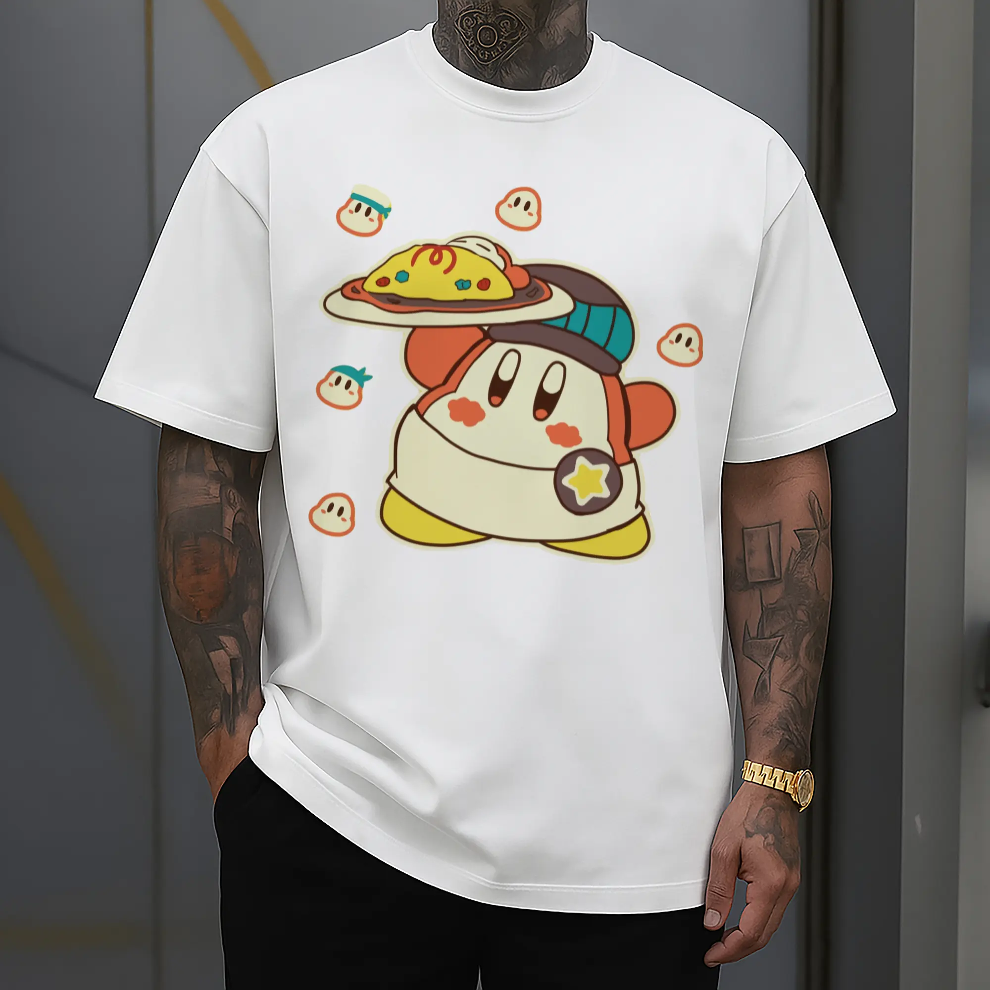 Waddle Dee collage tee