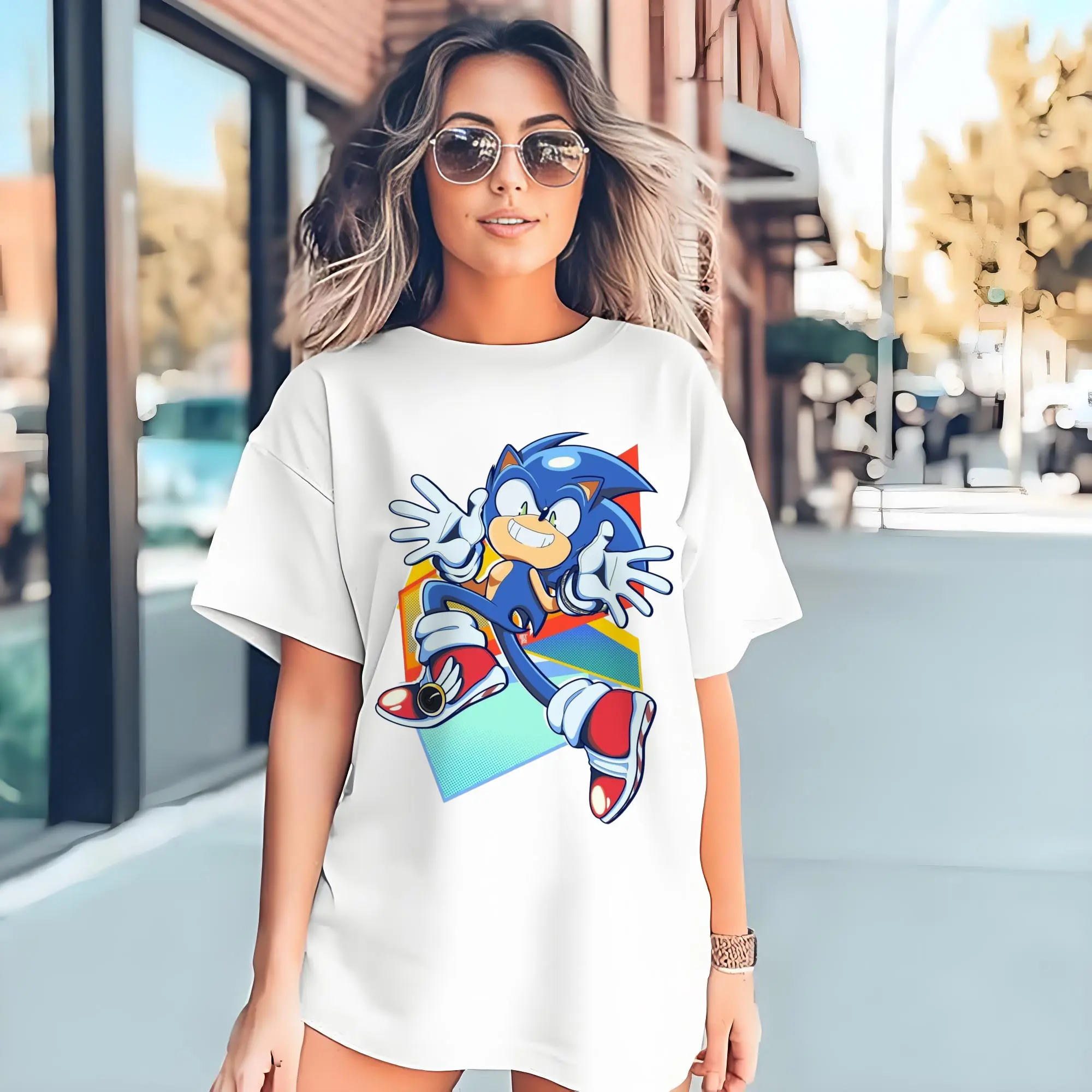 Sonic Collage Graphic Tee