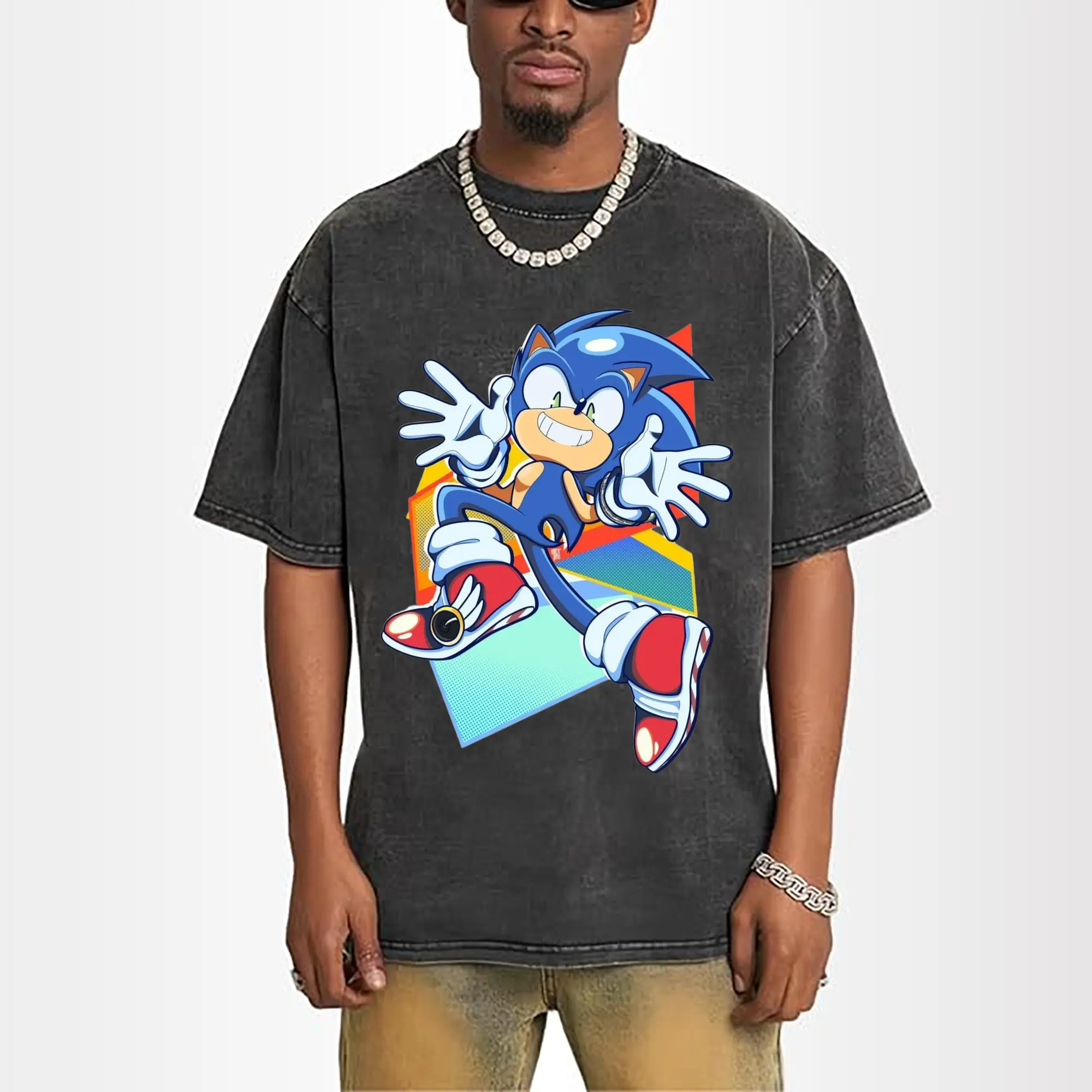 Sonic Collage Graphic Tee
