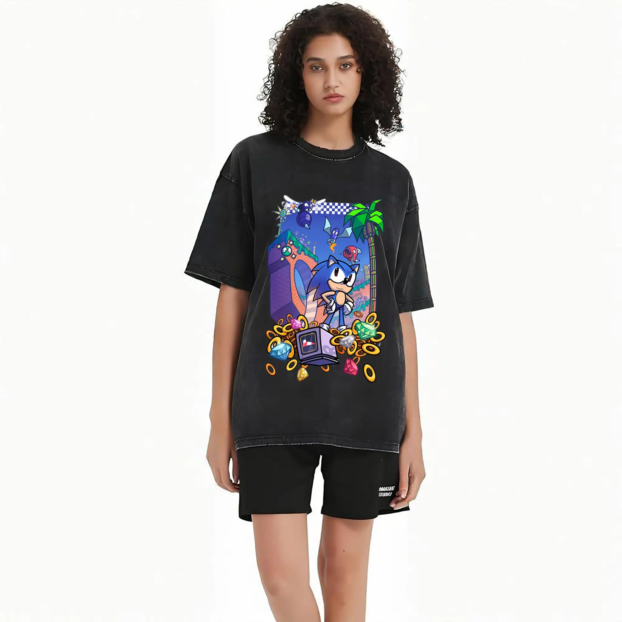 Super Sonic classic graphic t-shirt