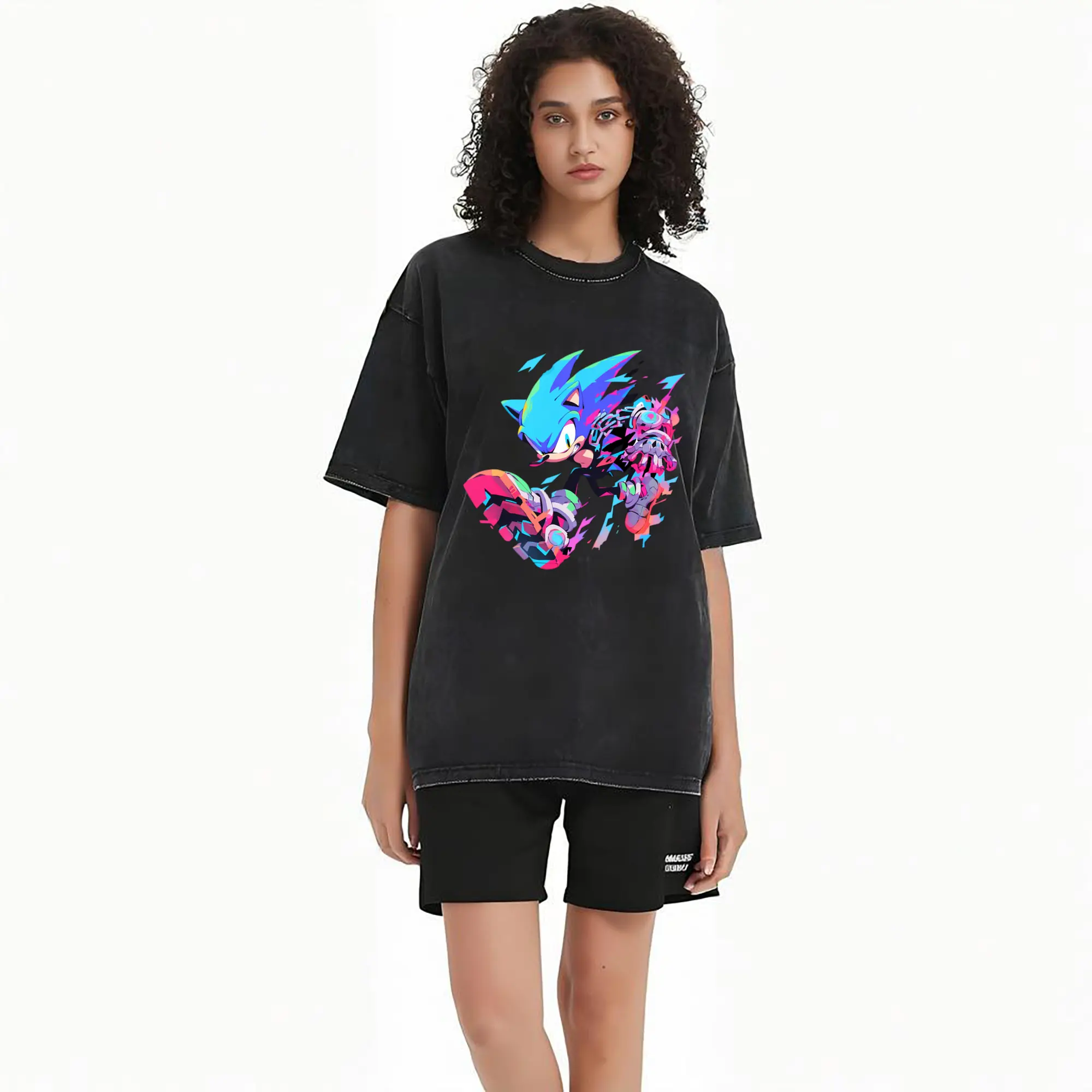 Super Sonic printed t-shirt
