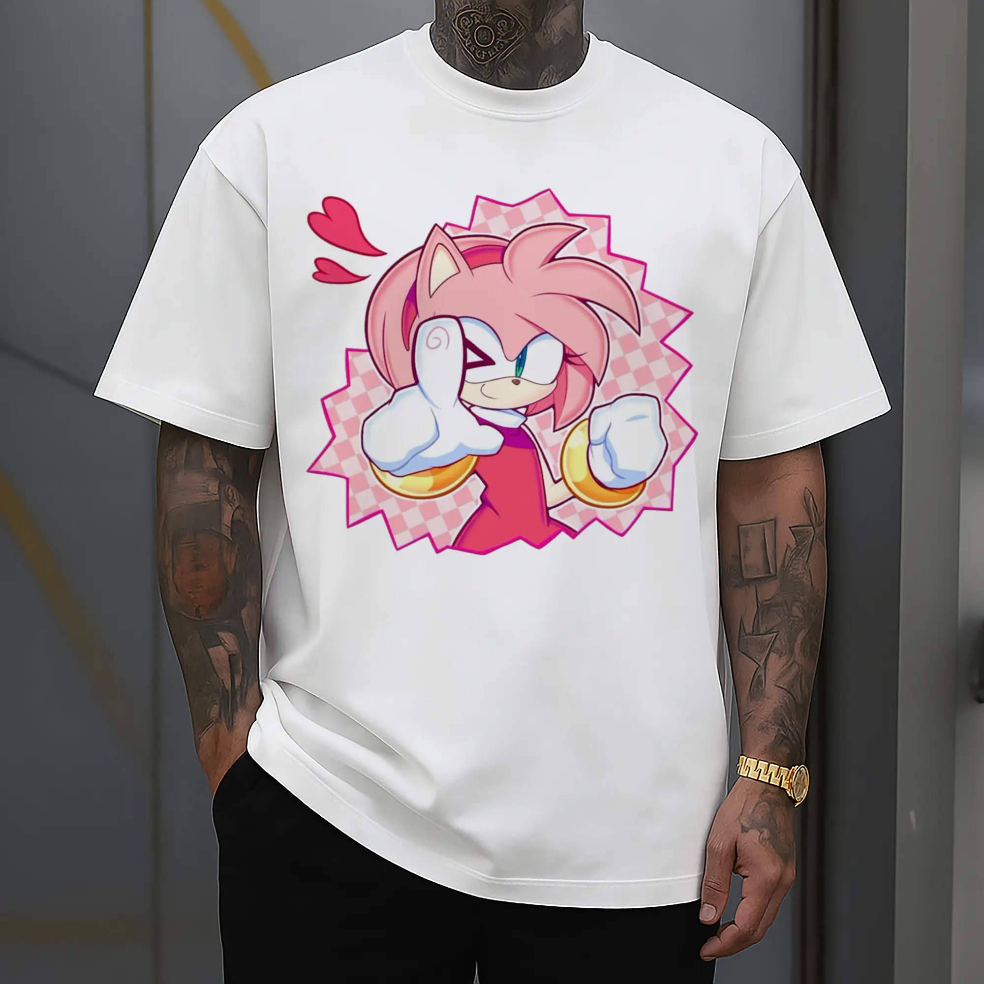 Amy Rose face t-shirt