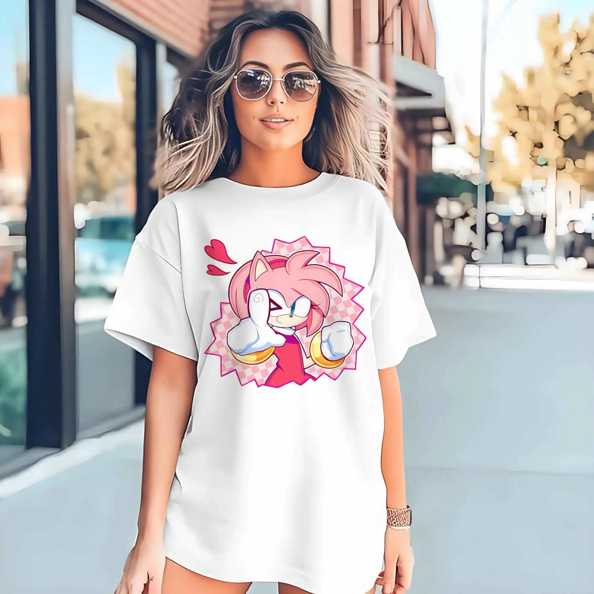 Amy Rose face t-shirt