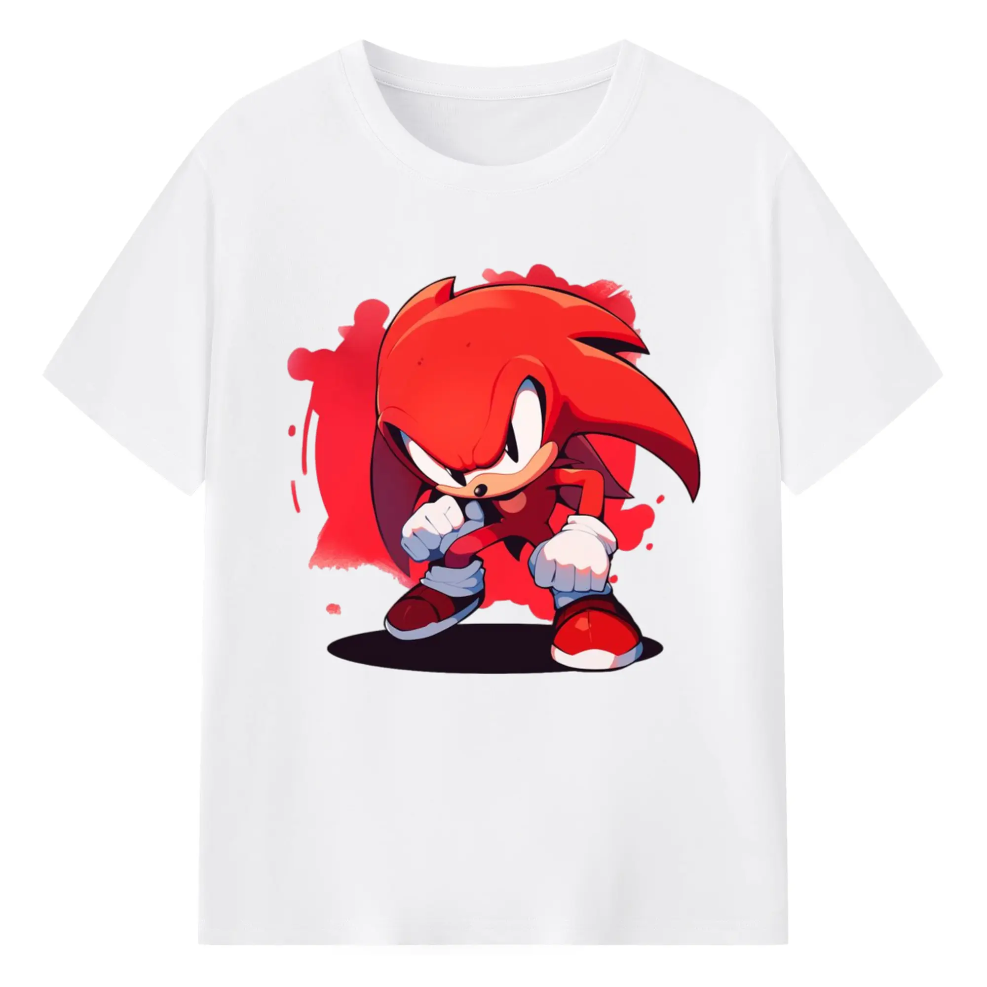 Men's Knuckles t-shirt - 180g Cotton T-Shirt With Front Heat Transfer Print – Soft, Lightweight, Fitted Design – Comfortable Casual Wear For Sports & Everyday Use