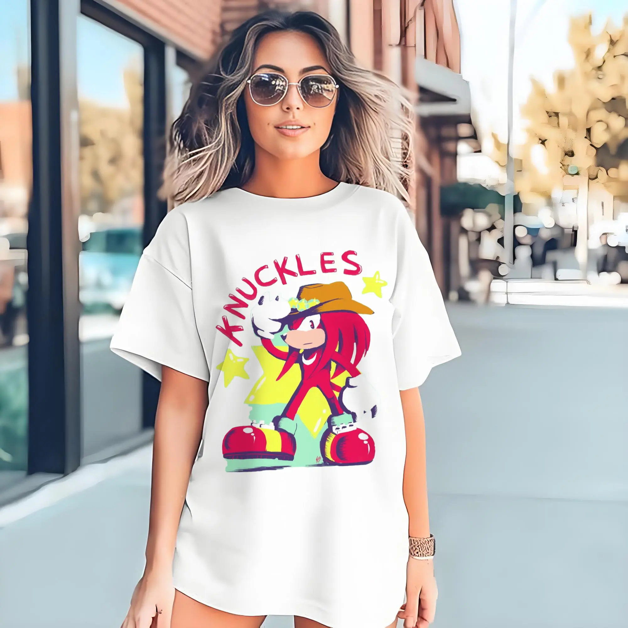 Knuckles graphic t-shirt