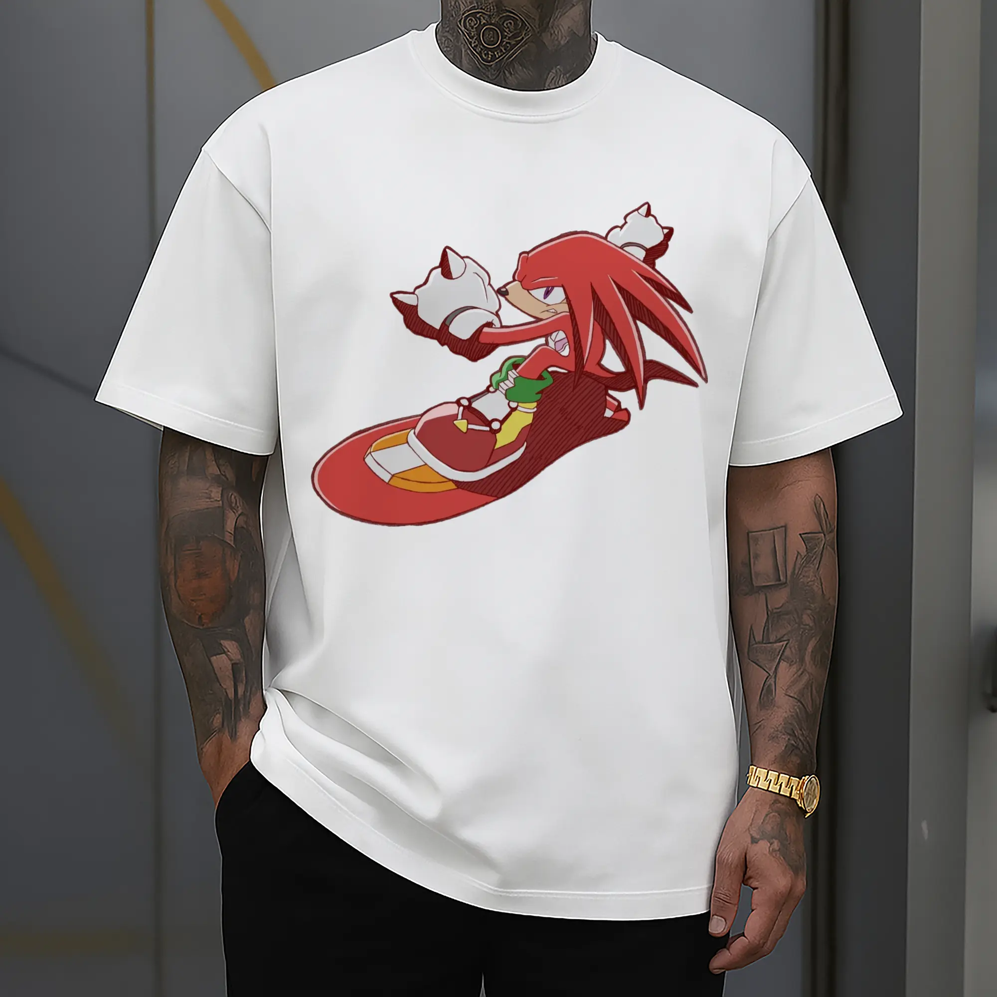 men's Knuckles graphic tee