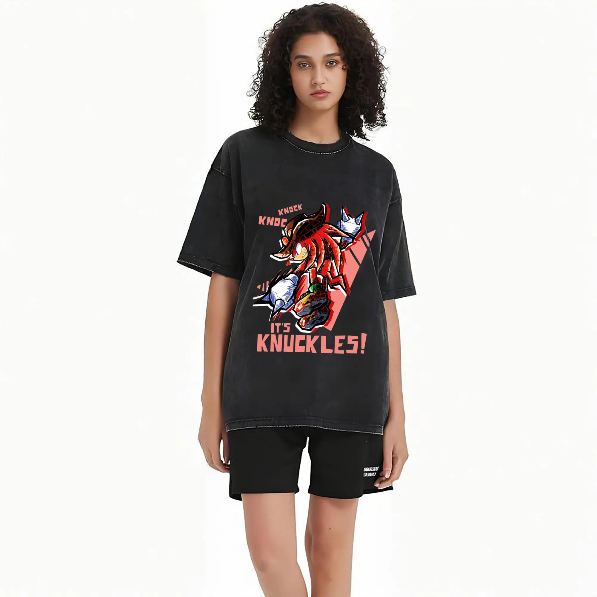 Knuckles collage tee
