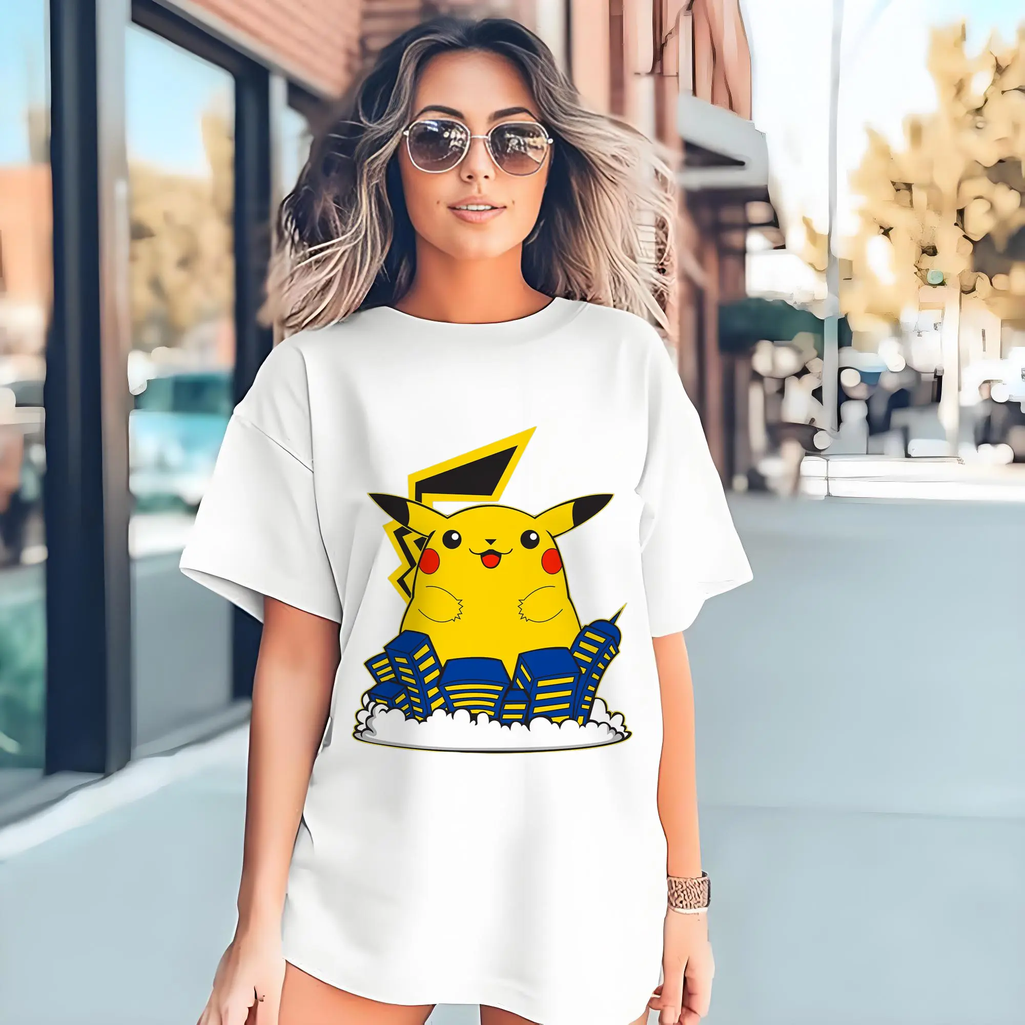 mens huge pikachu shirt