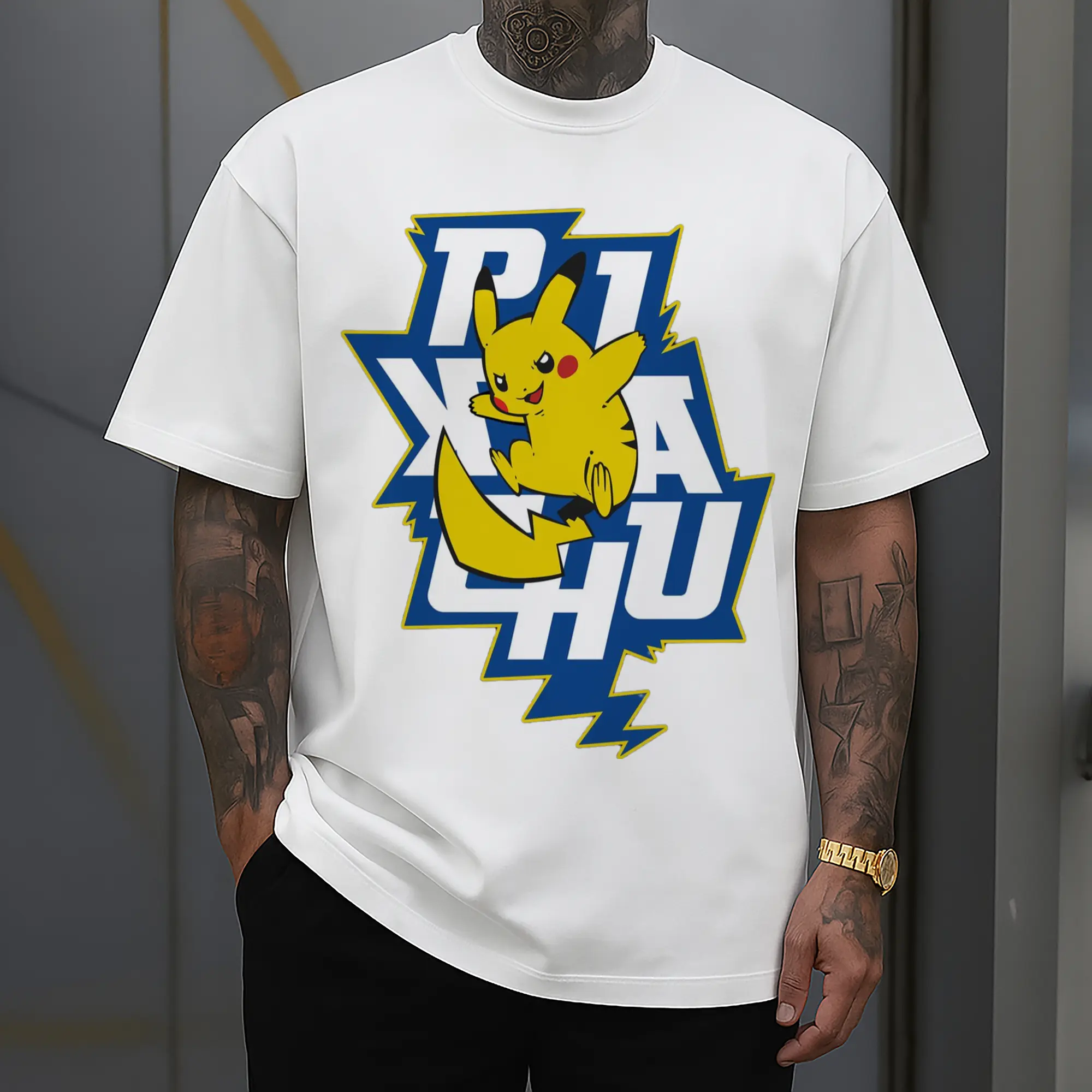 mens pikachu icon shirt