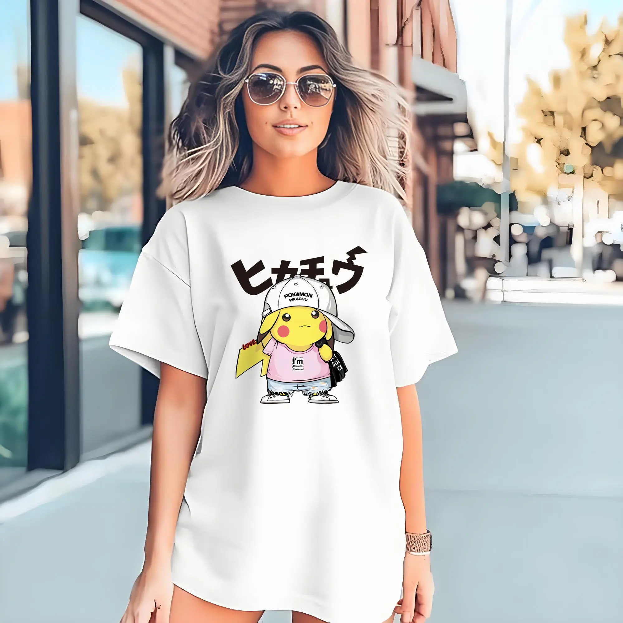 pikachu graphic t shirt​