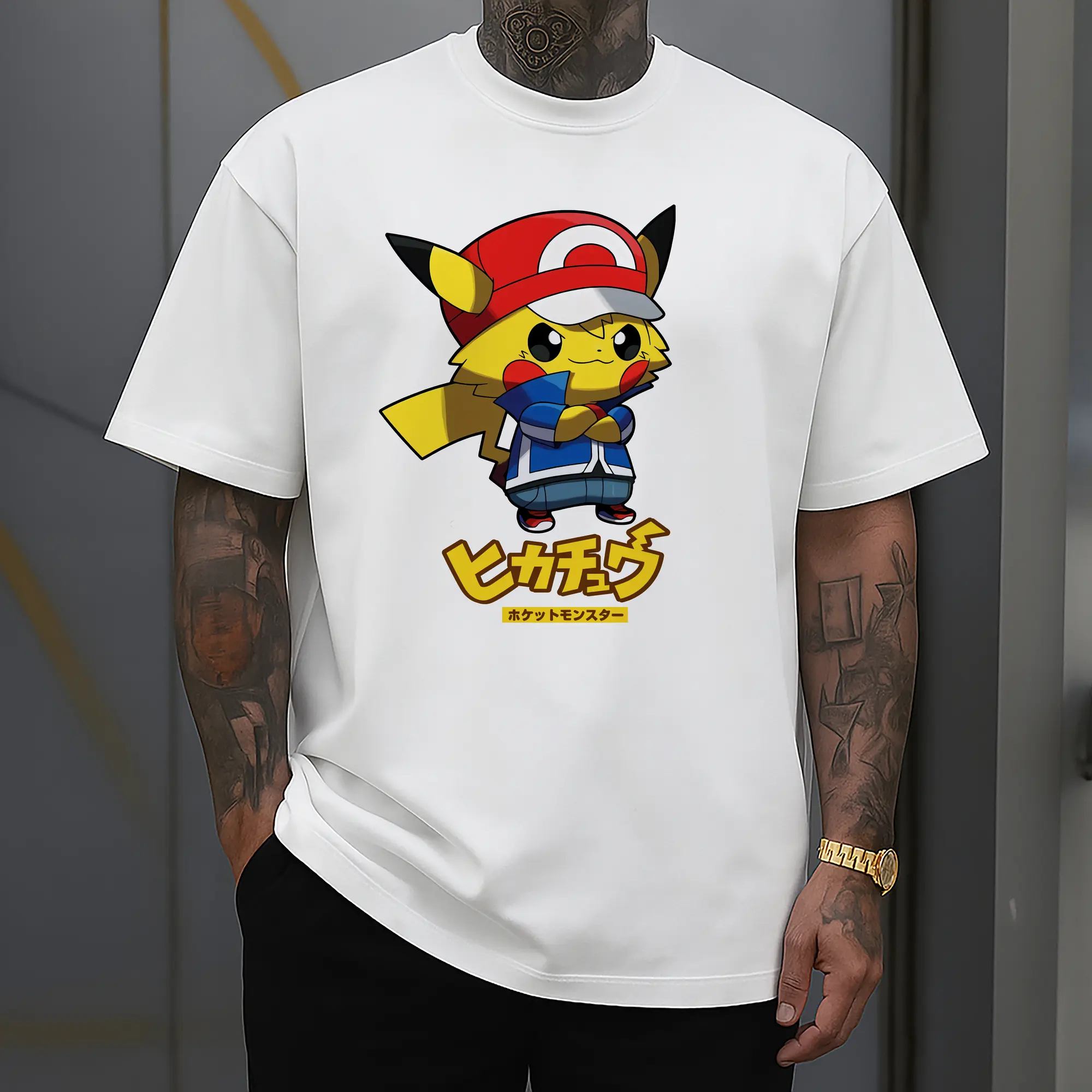 pikachu graphic tee