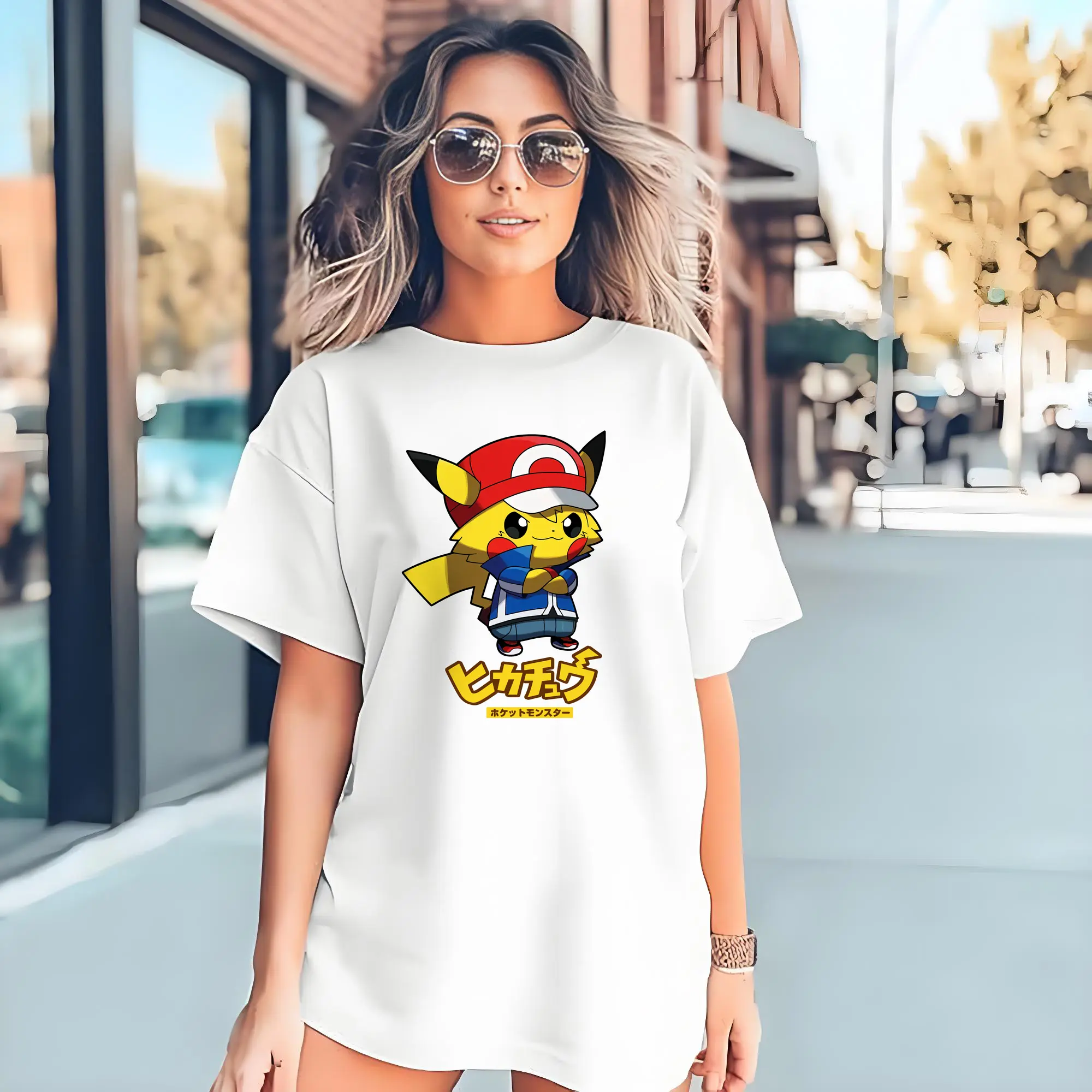 pikachu graphic tee