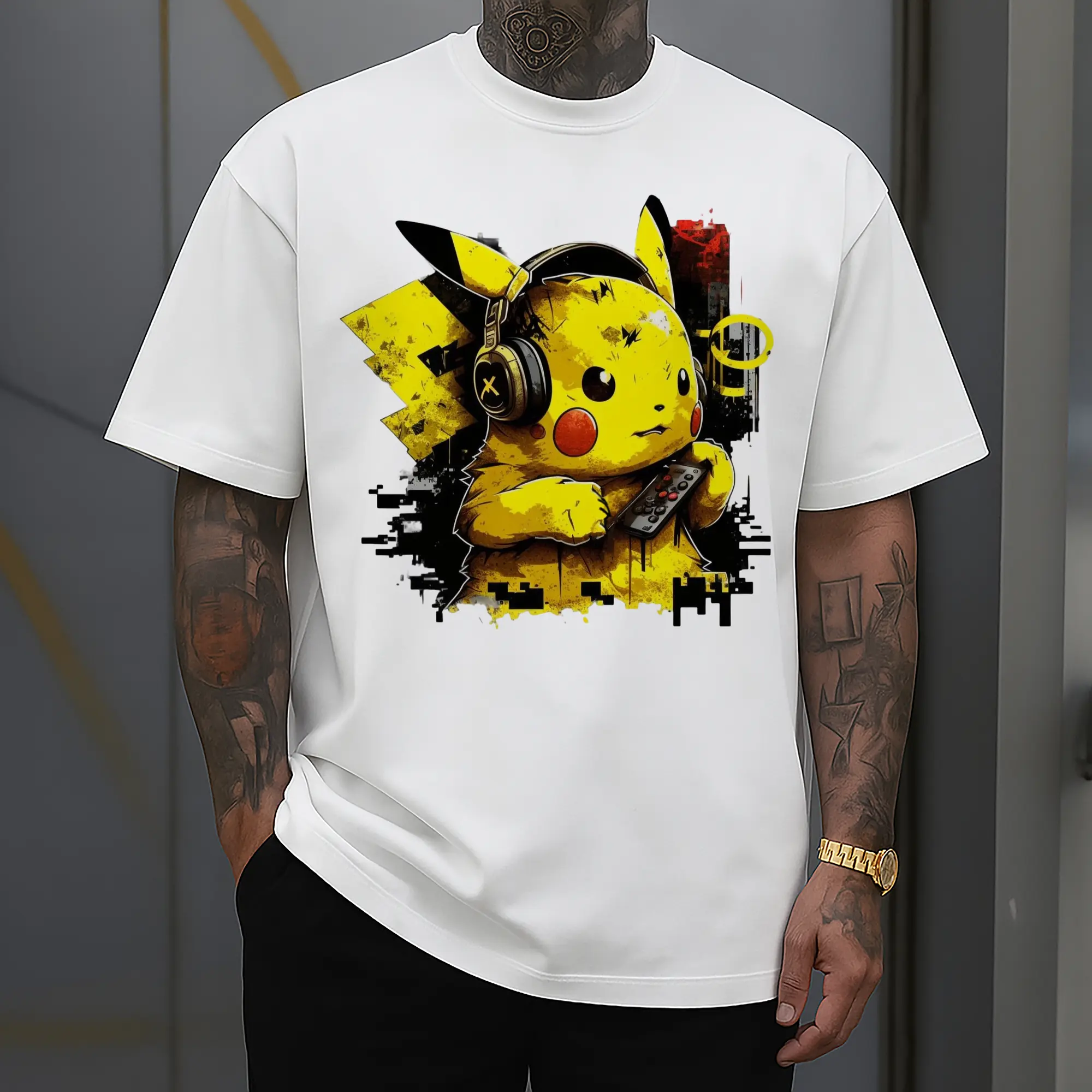 womens pikachu fraphic tee