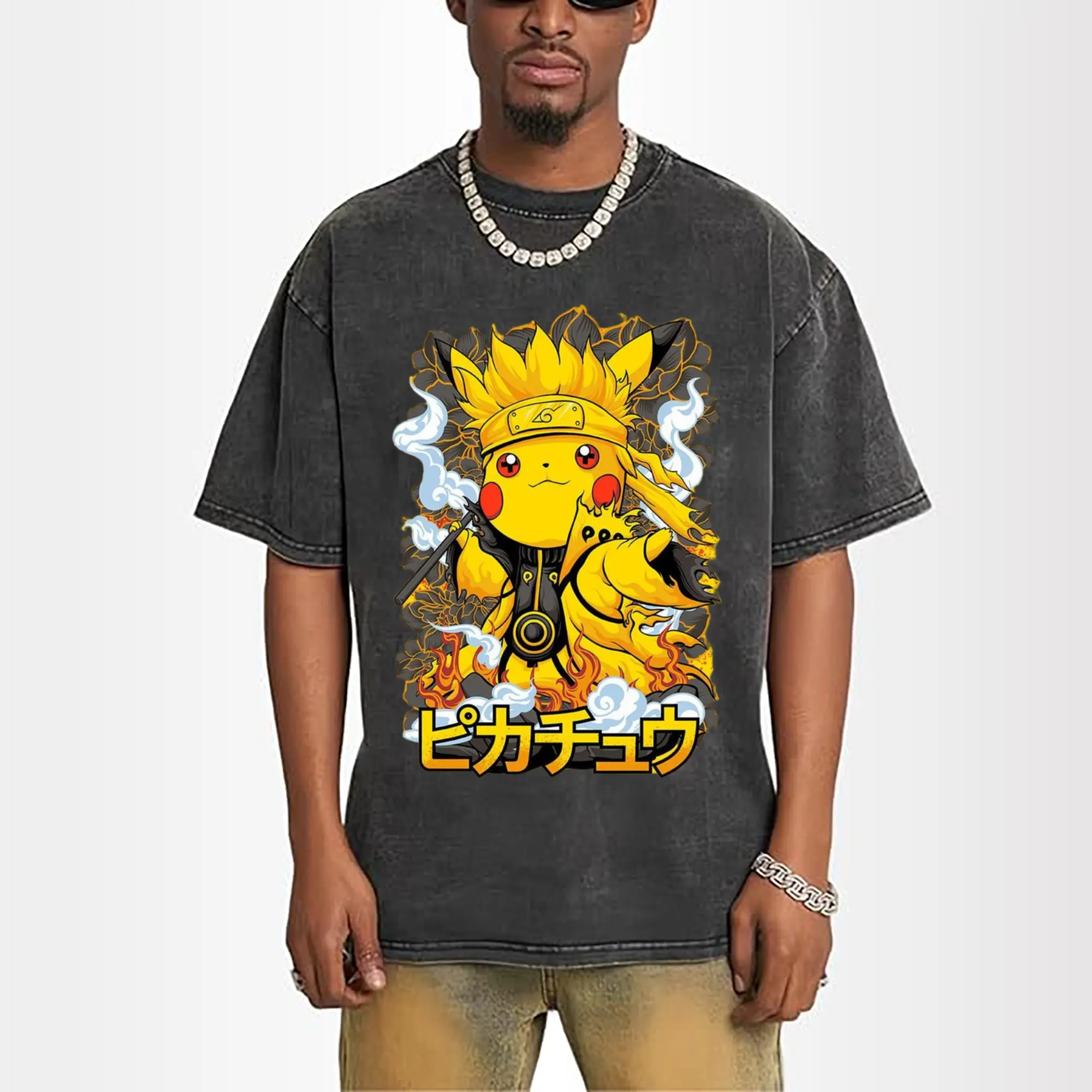 mens pikachu art shirt
