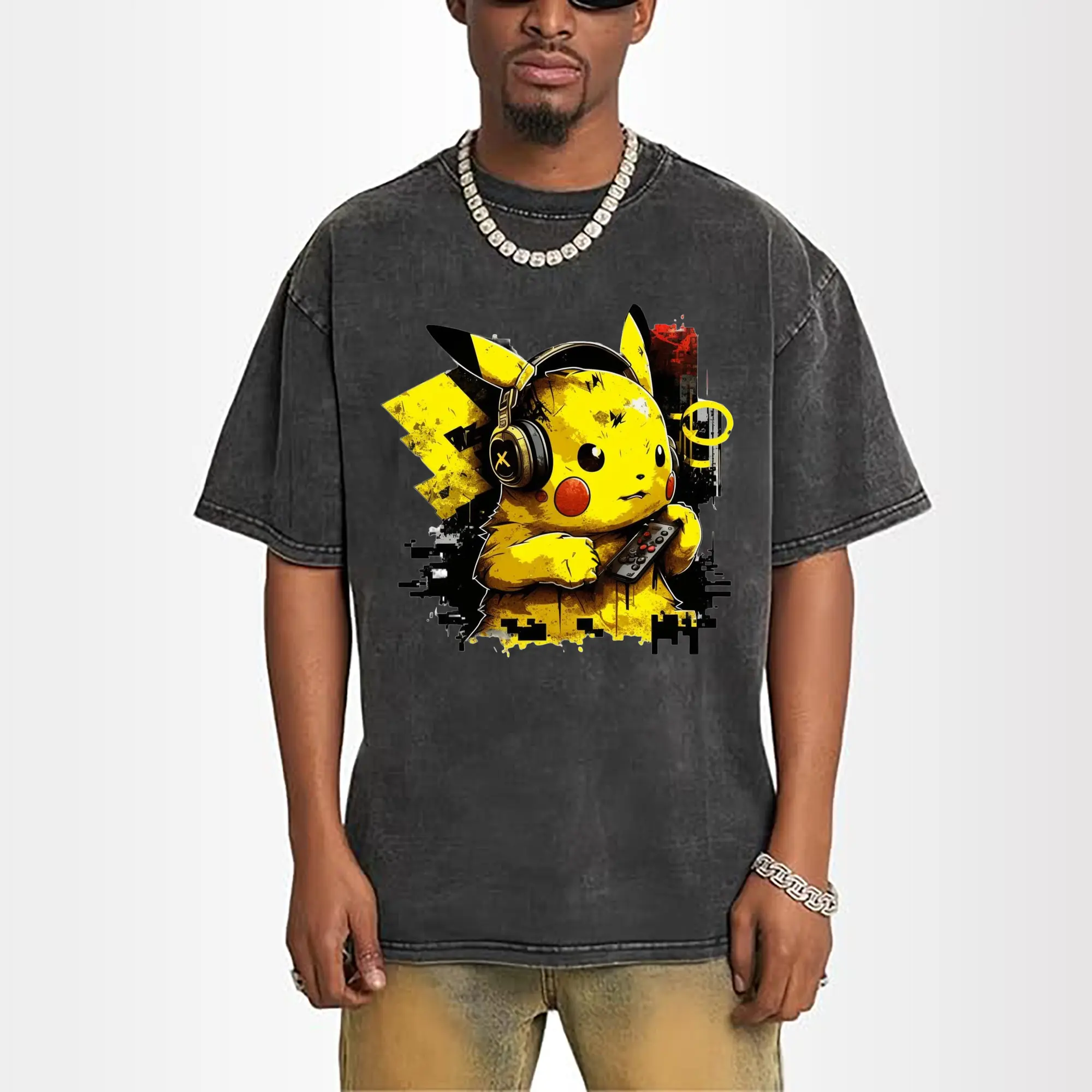 womens pikachu fraphic tee