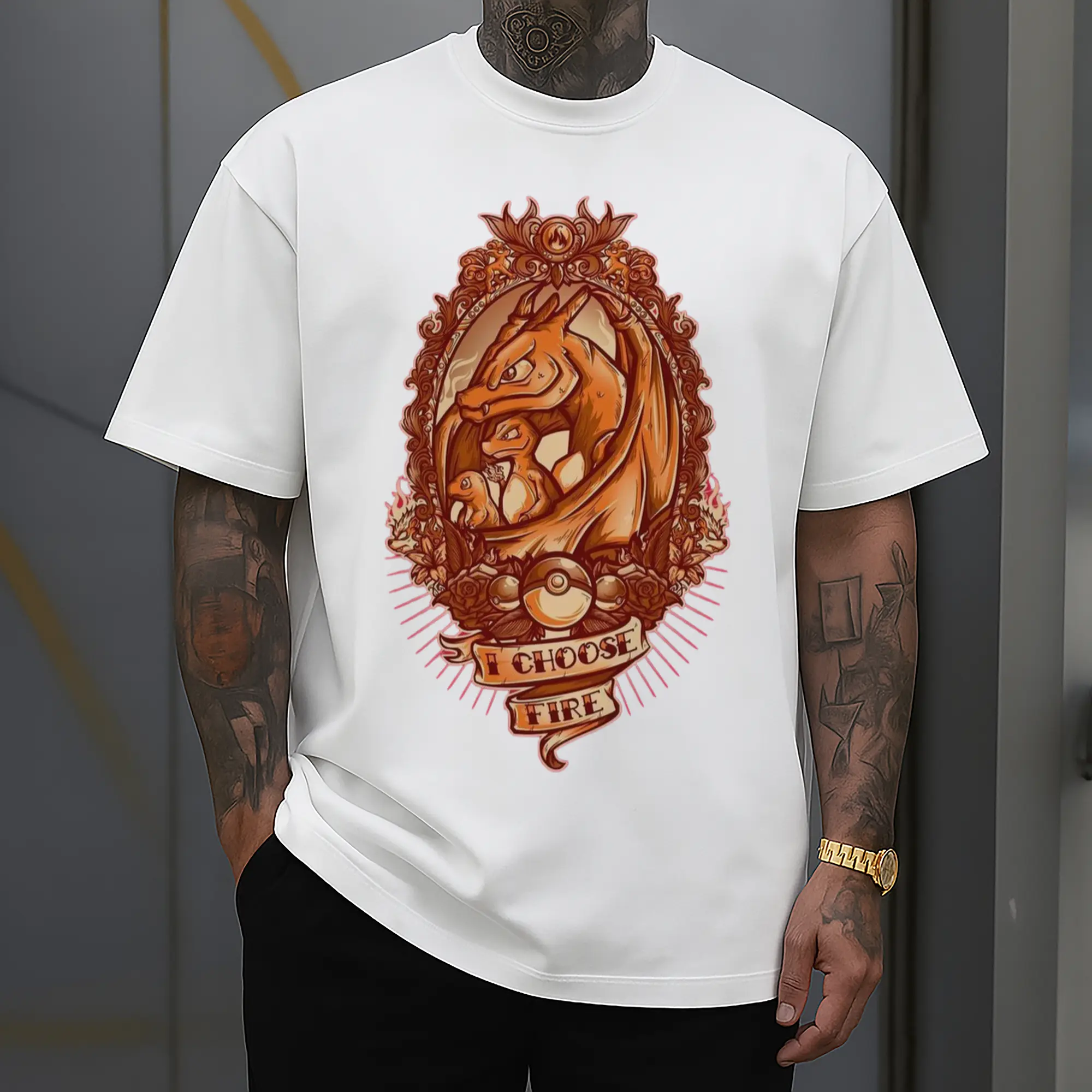 charizard evolution t-shirt​