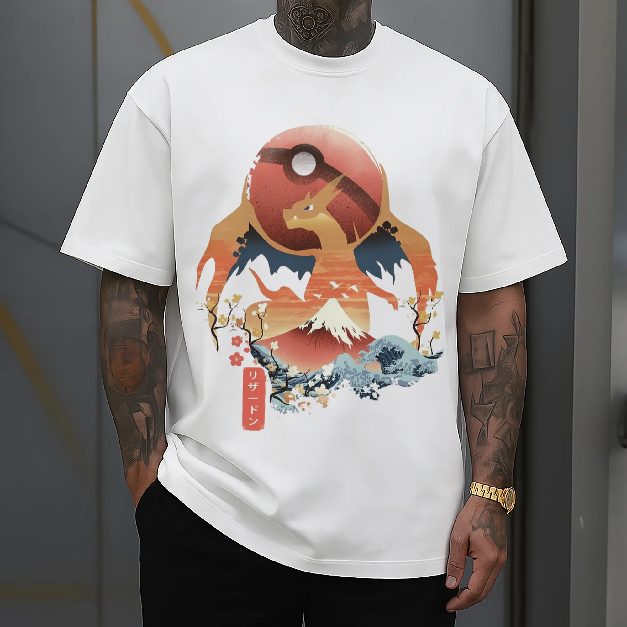 mega y charizard t shirt