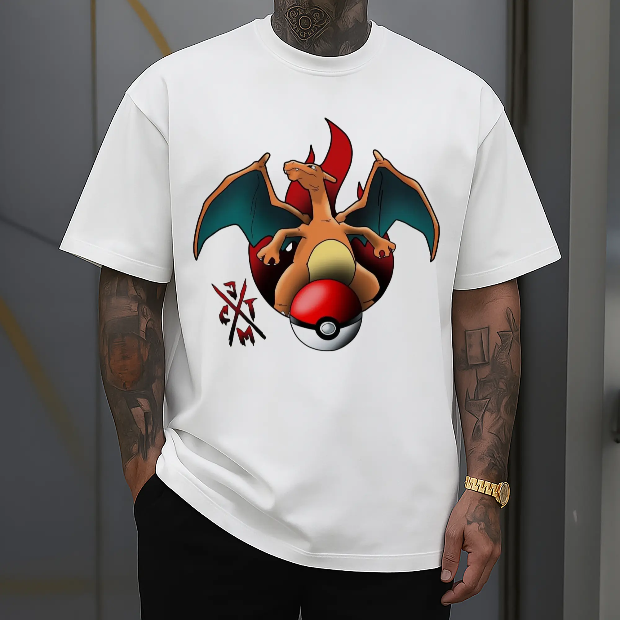 mens charizard t shirt