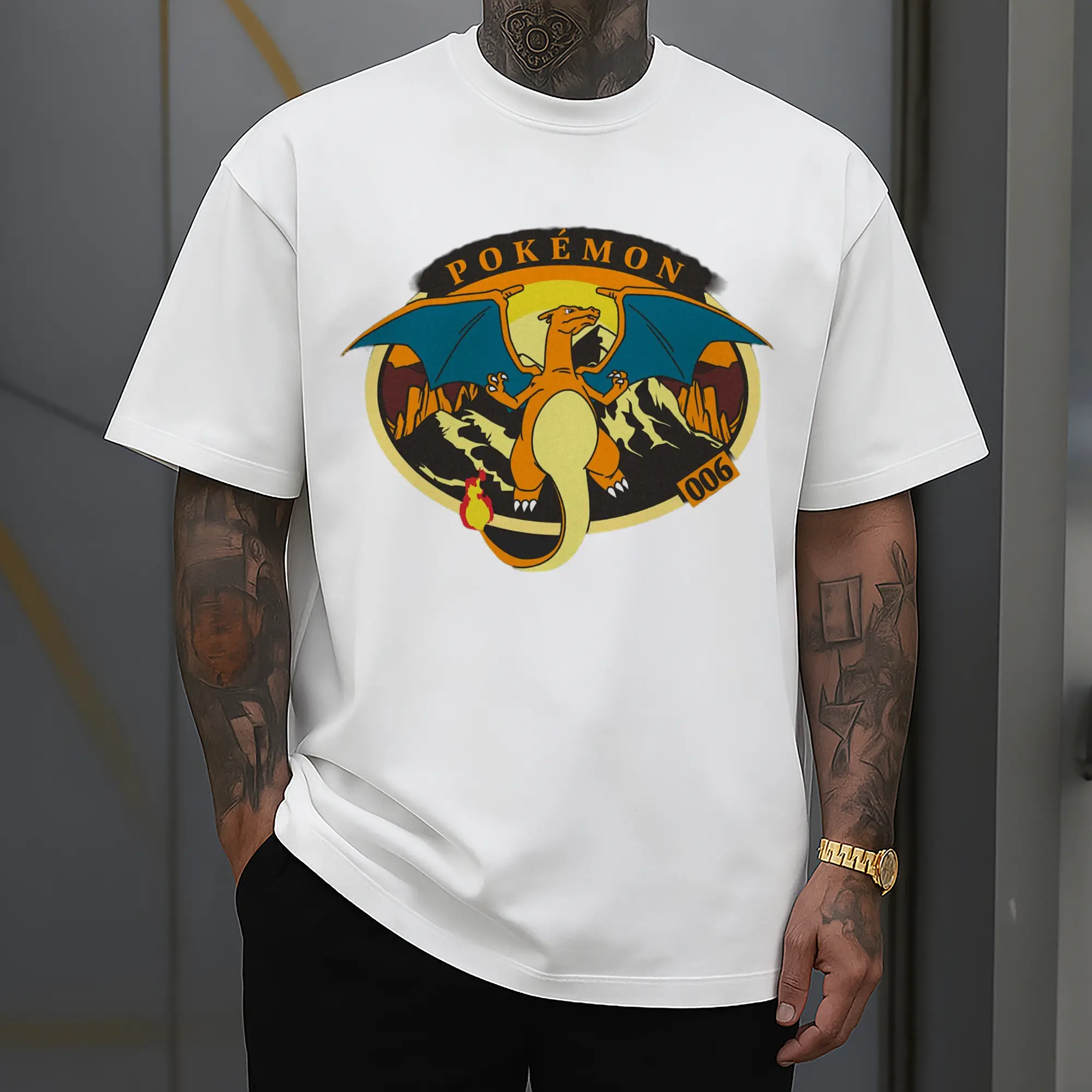 mens pokemon charizard t shirt