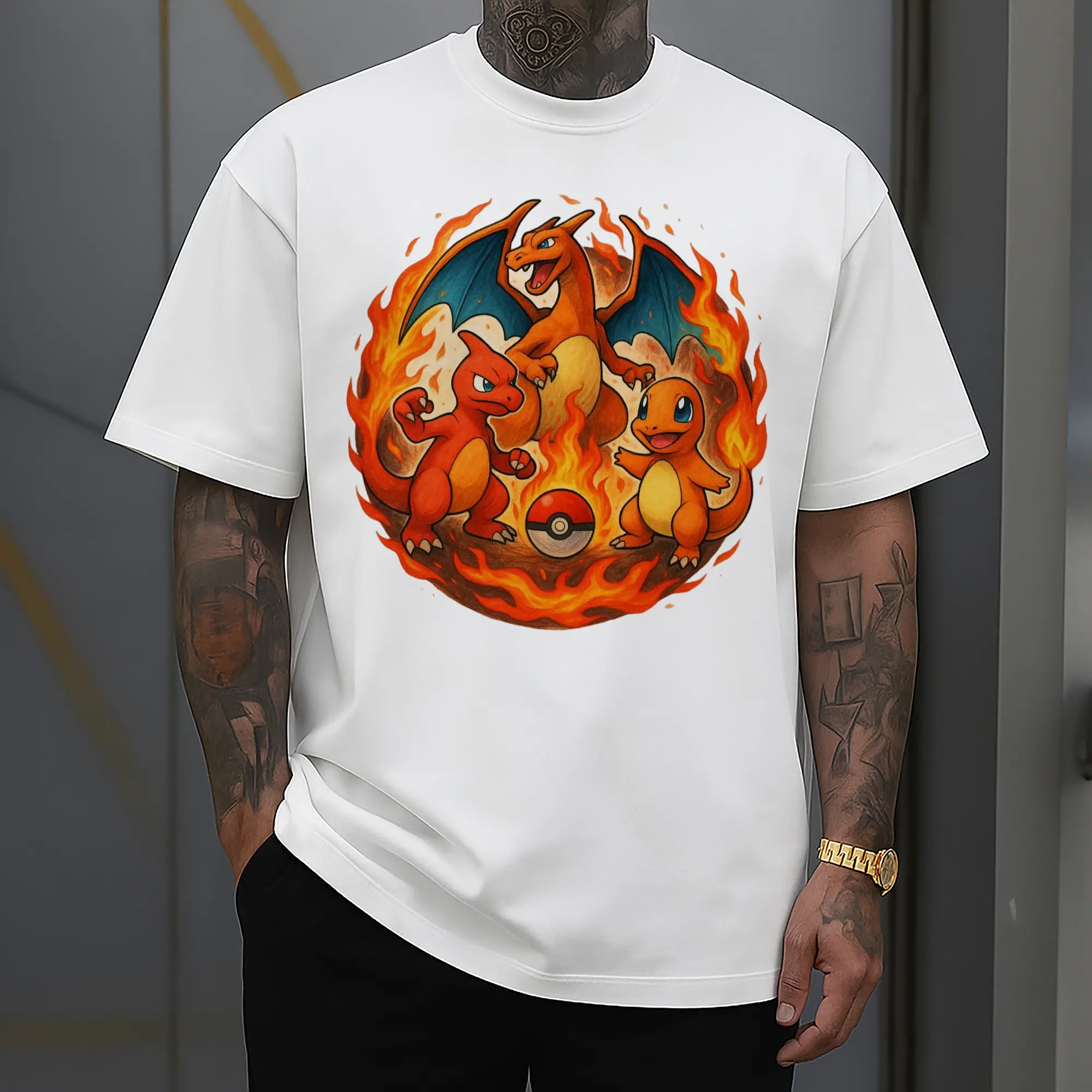 pokemon charizard tee