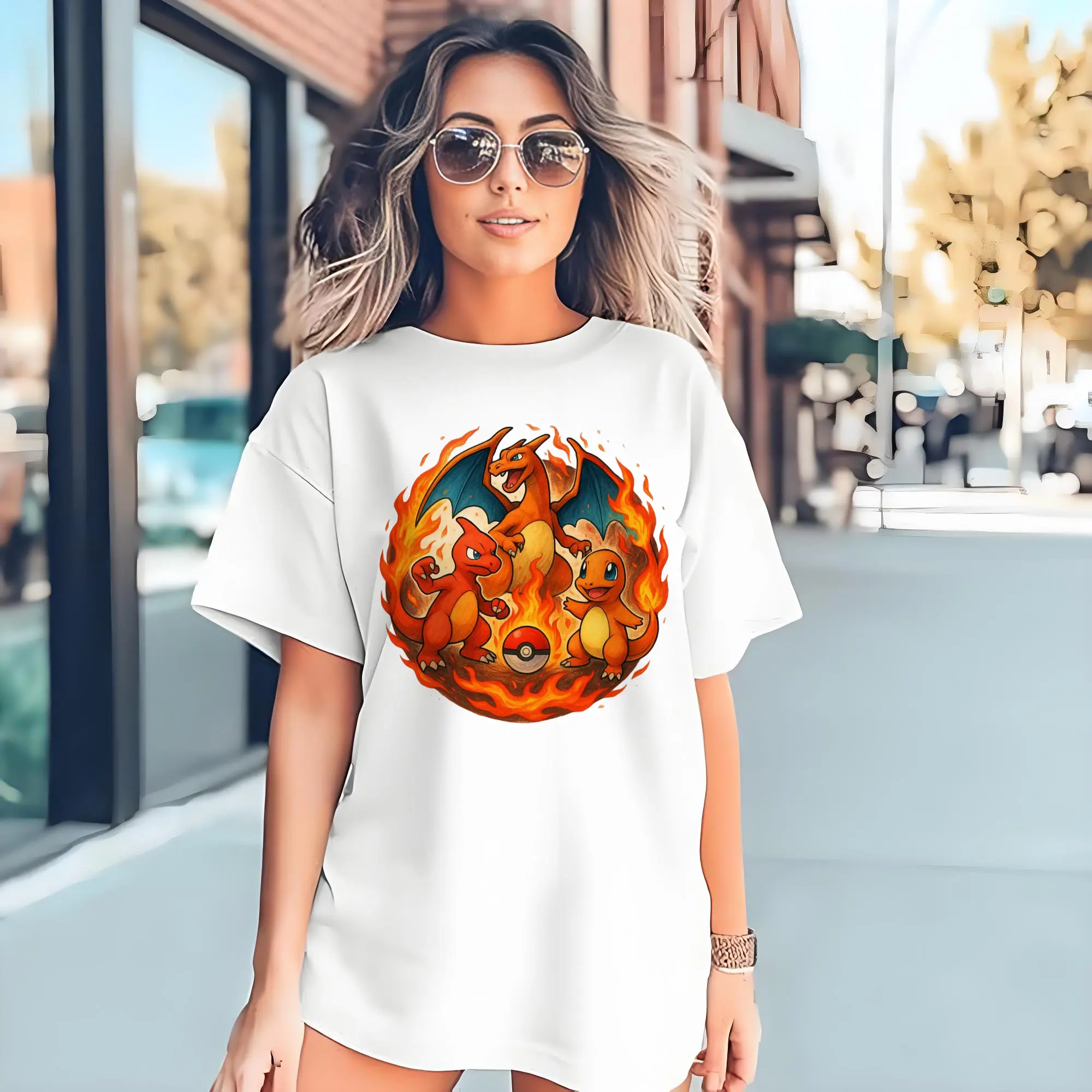 pokemon charizard tee