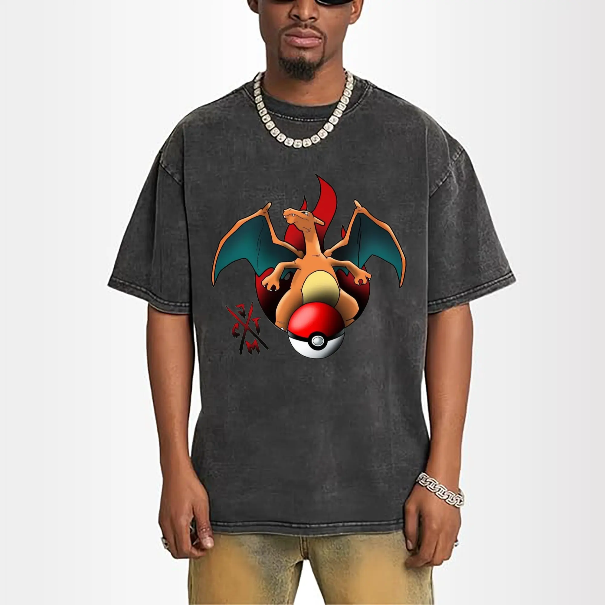 mens charizard t shirt