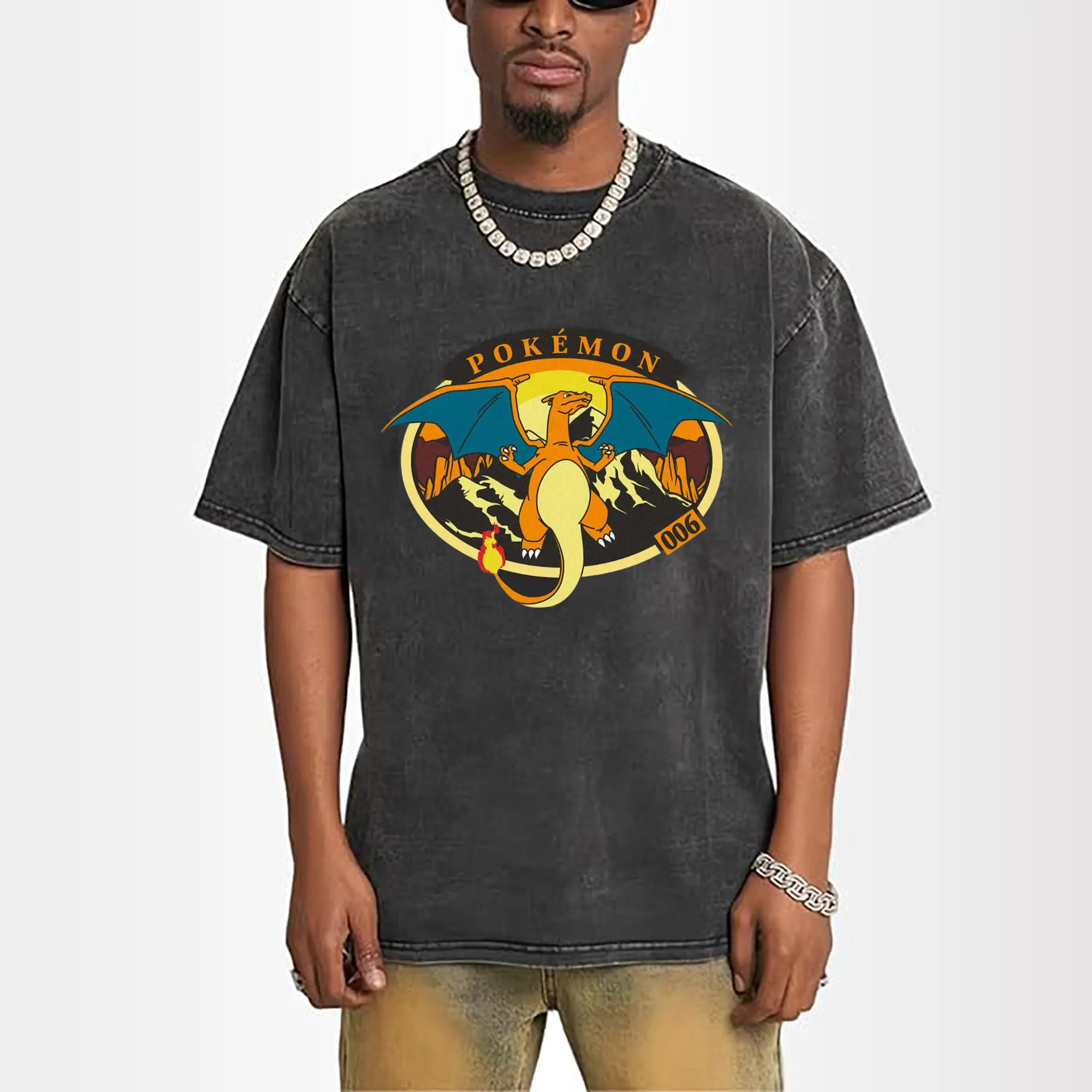mens pokemon charizard t shirt