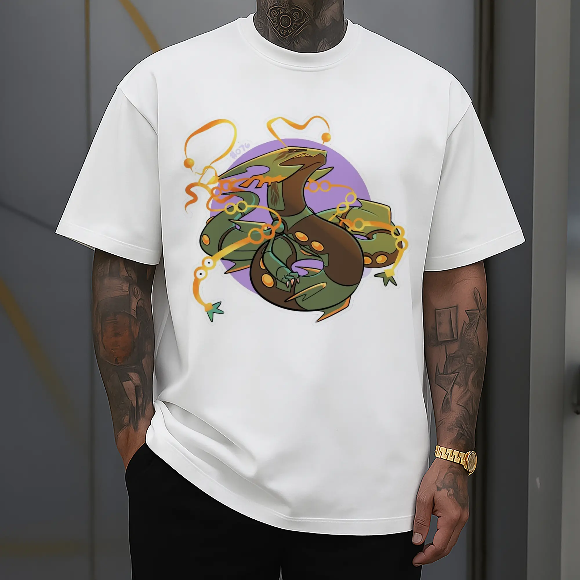 pokemon rayquaza cartoon shirt