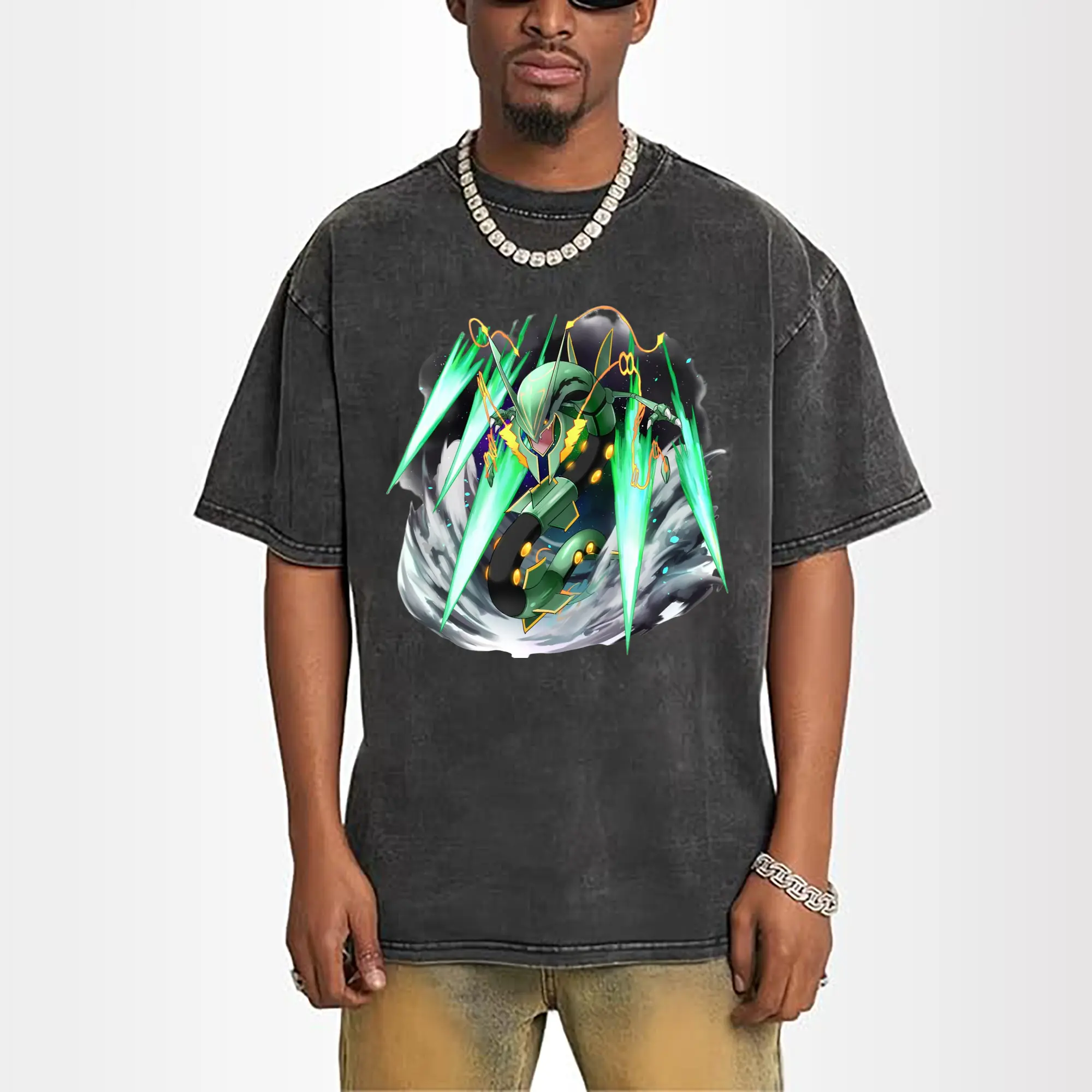 mega rayquaza art graphic t shirt​