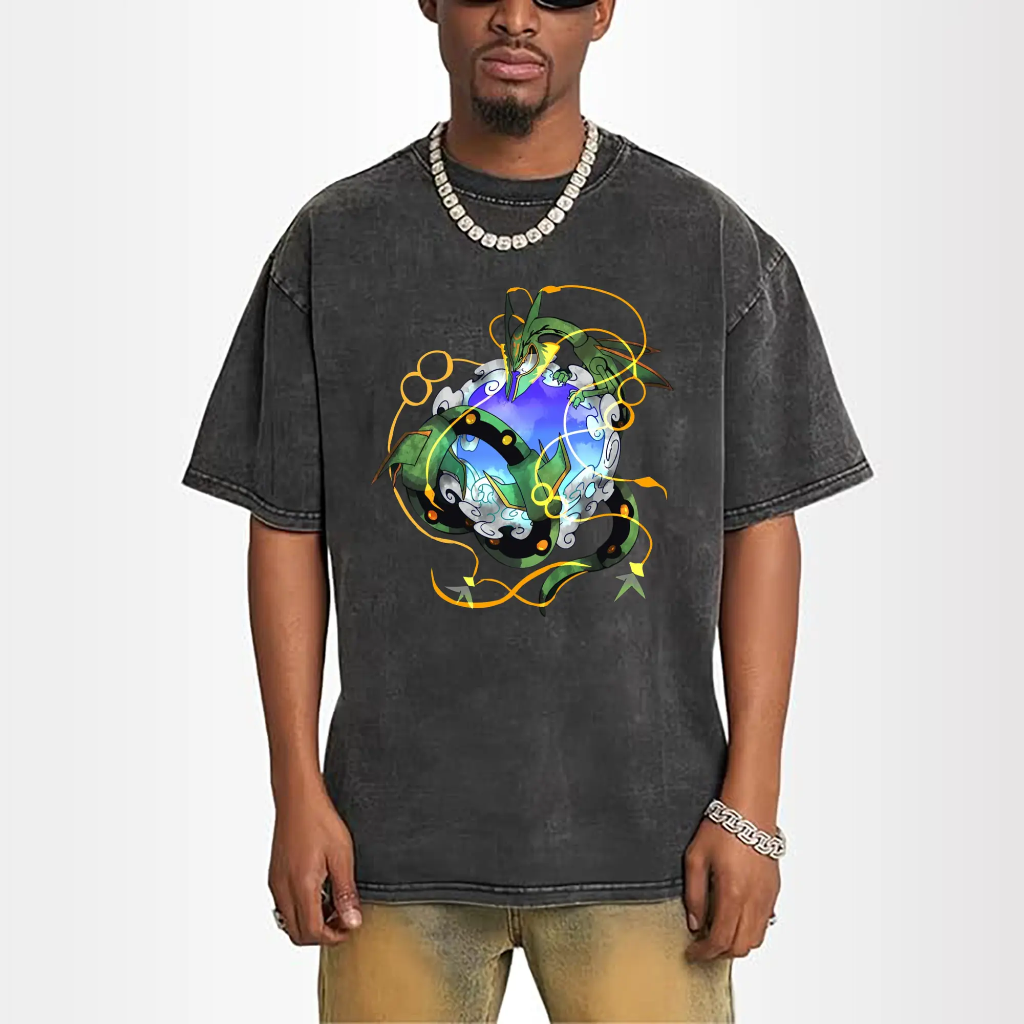 mega rayquaza art t shirt​